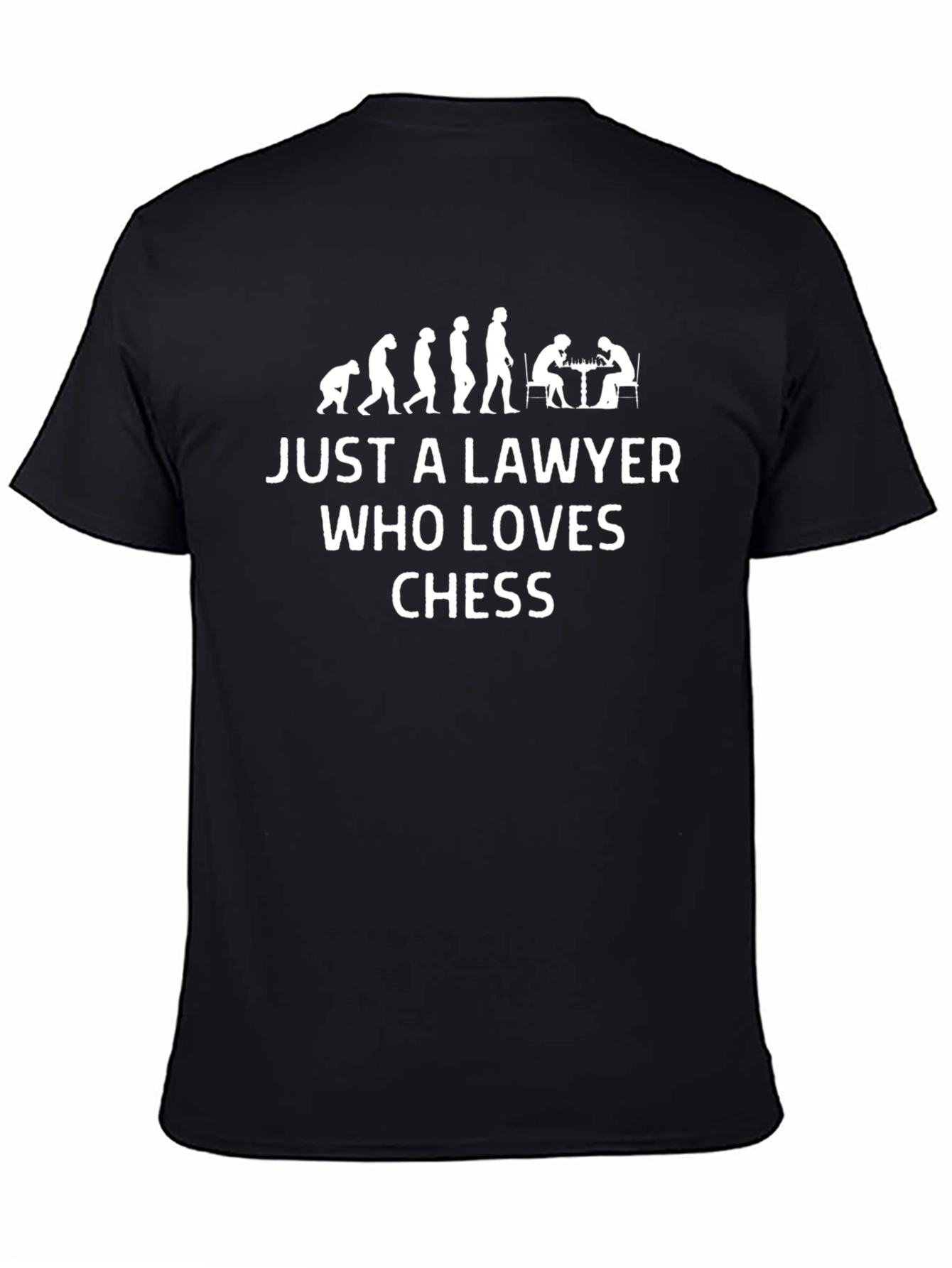 Lawyer Chess Lover T-Shirt - Evolution Design