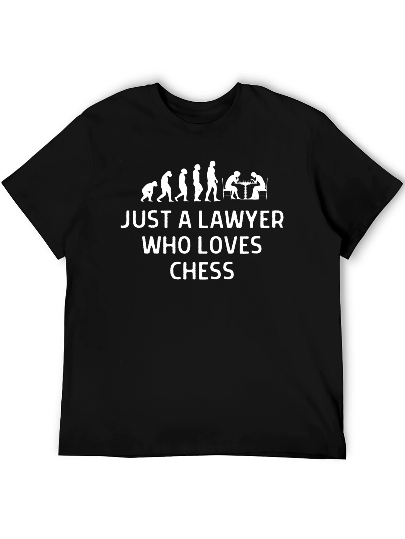 Lawyer Chess Lover T-Shirt - Evolution Design