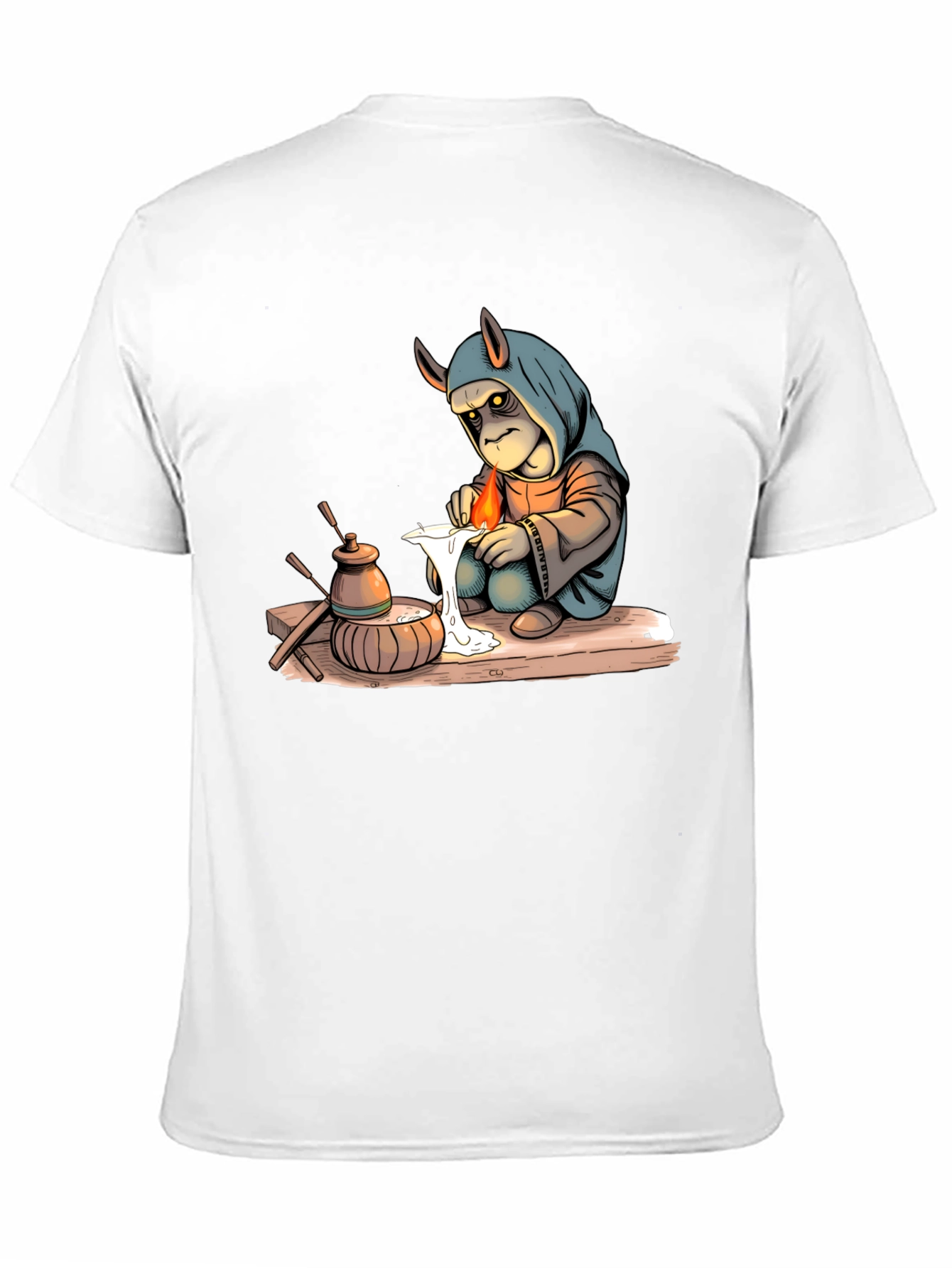 Unique Graphic Print Black T-Shirt