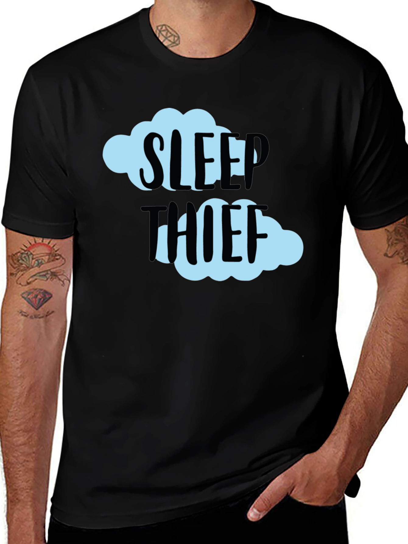 Sleep Thief Graphic T-Shirt - Comfortable Cotton Tee