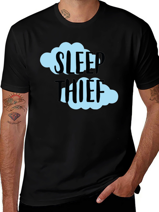 Sleep Thief Graphic T-Shirt - Comfortable Cotton Tee