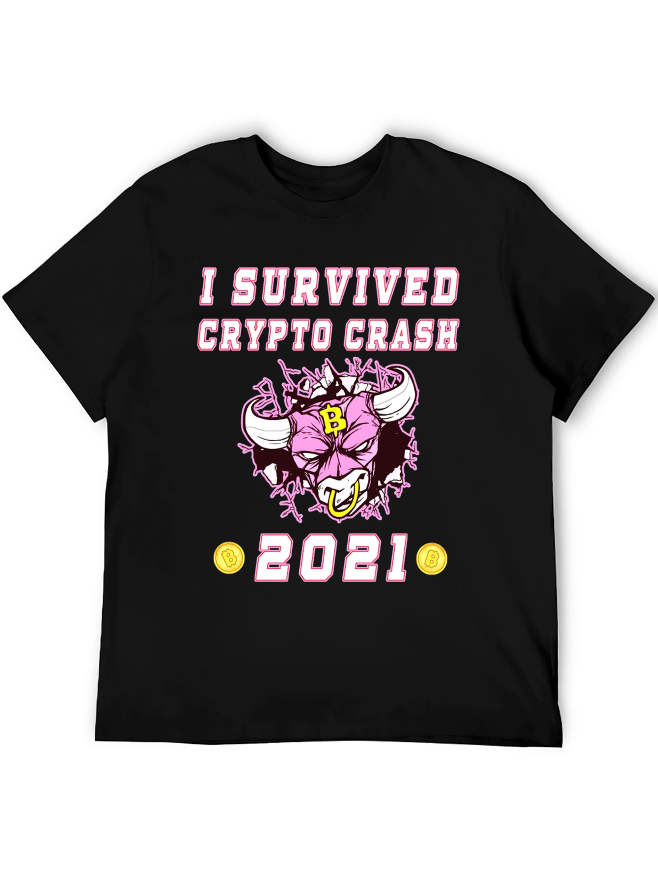 I Survived Crypto Crash 2021 Graphic Tee
