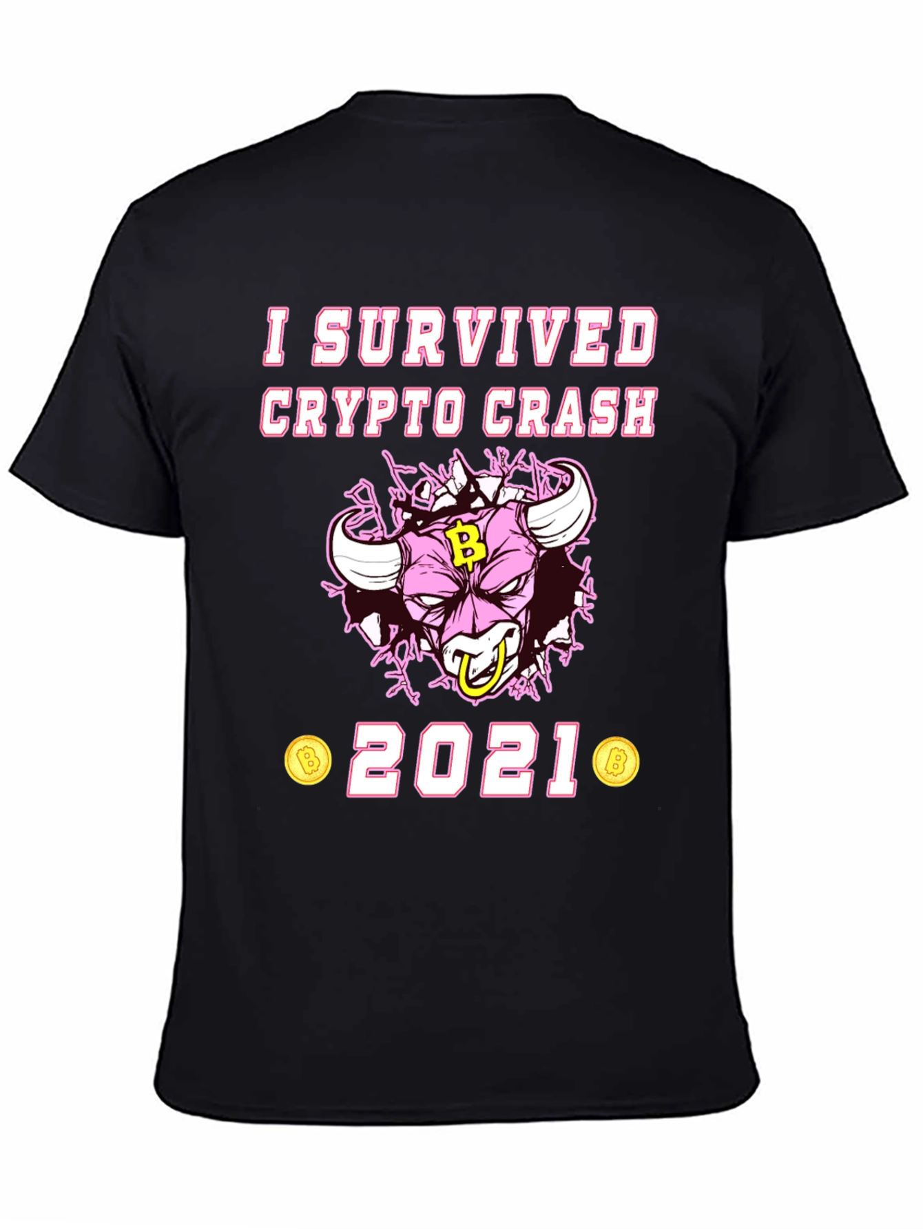 I Survived Crypto Crash 2021 Graphic Tee