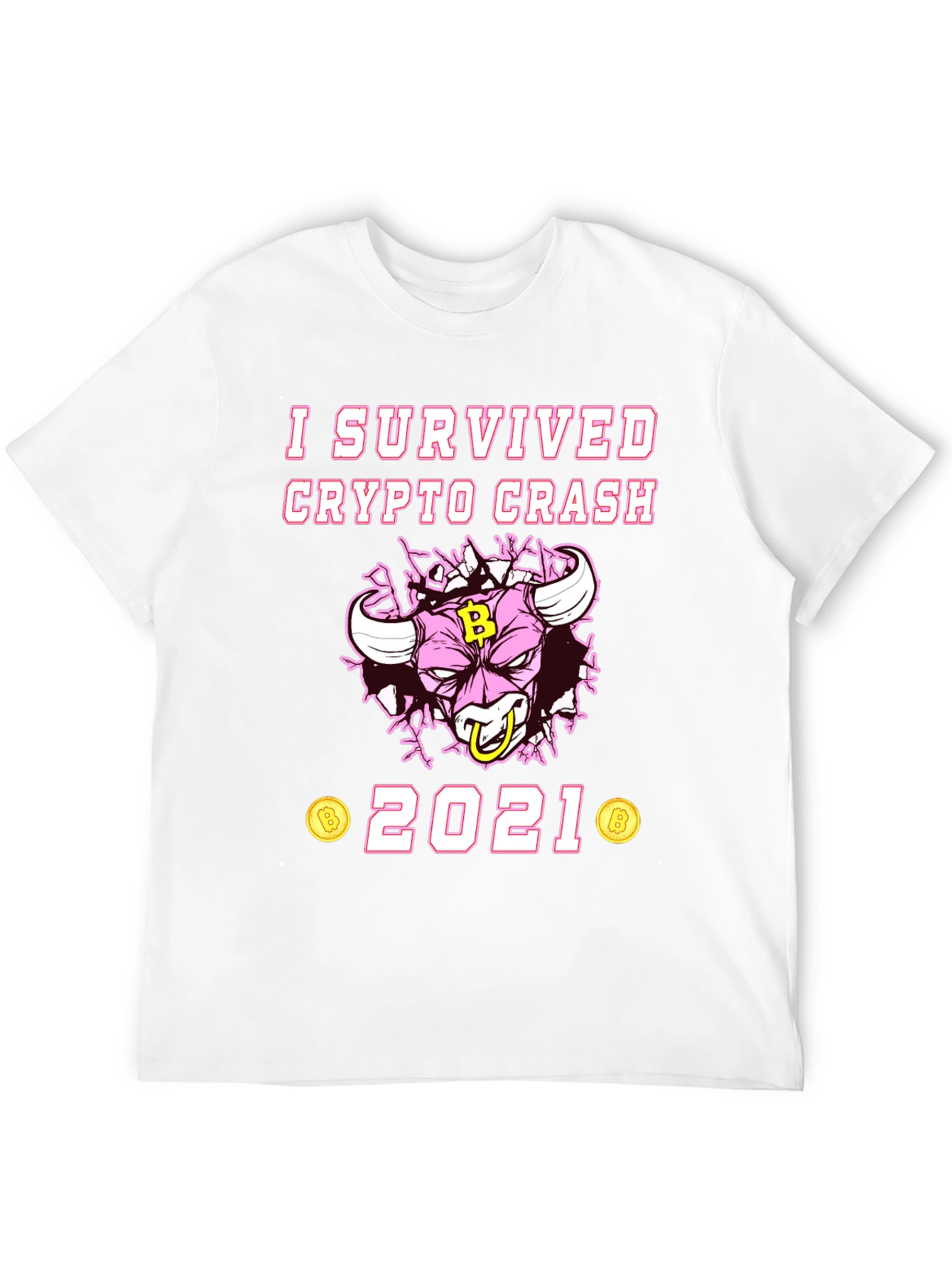 I Survived Crypto Crash 2021 Graphic Tee