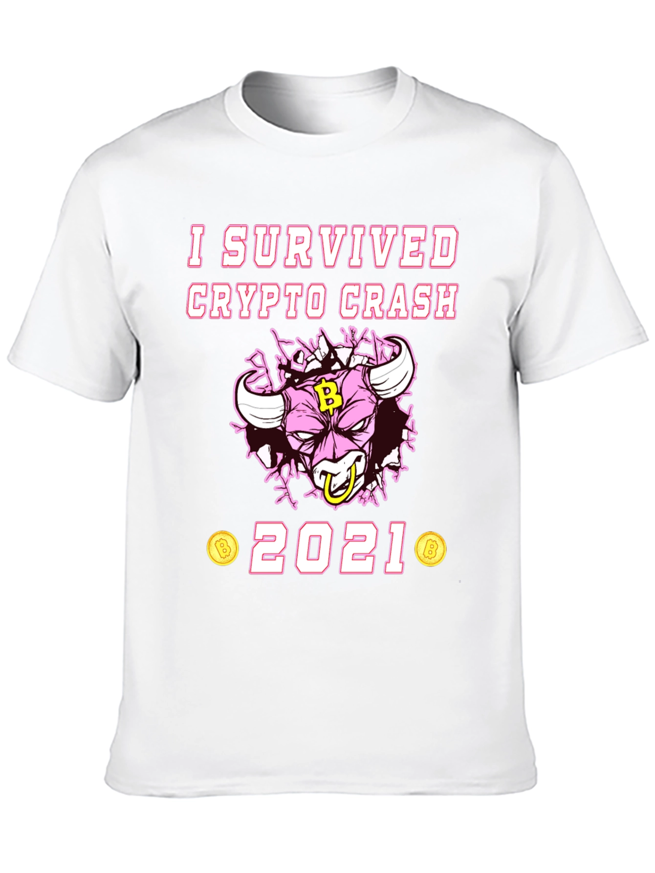 I Survived Crypto Crash 2021 Graphic Tee