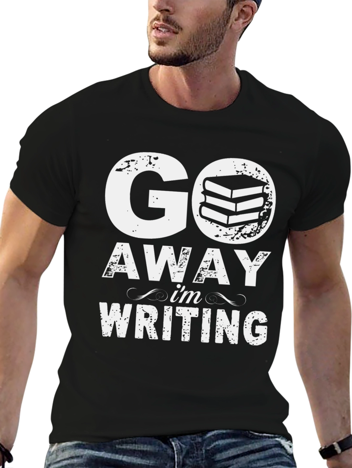 Go Away Im Writing T-Shirt