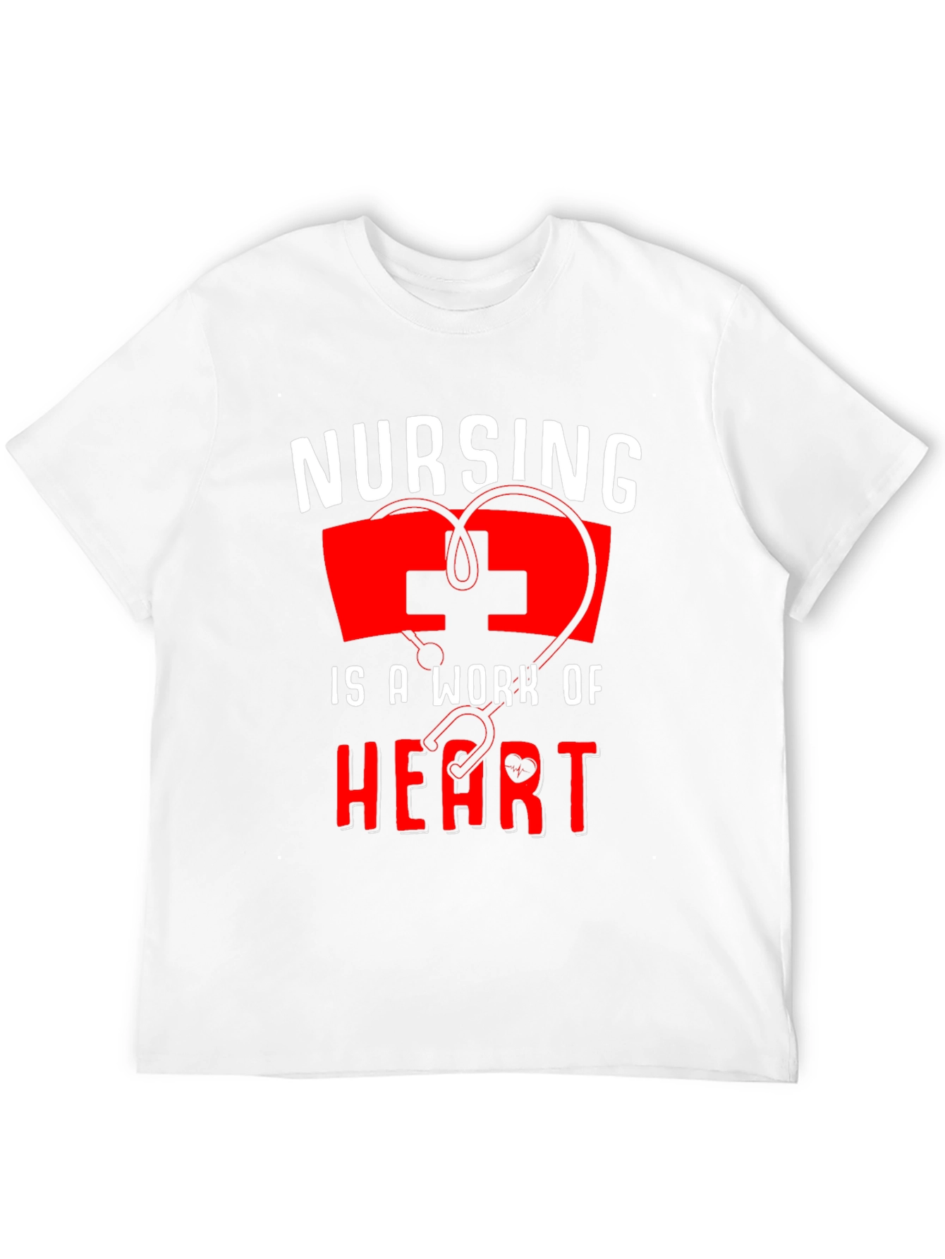 Nursing is a Work of Heart T-Shirt