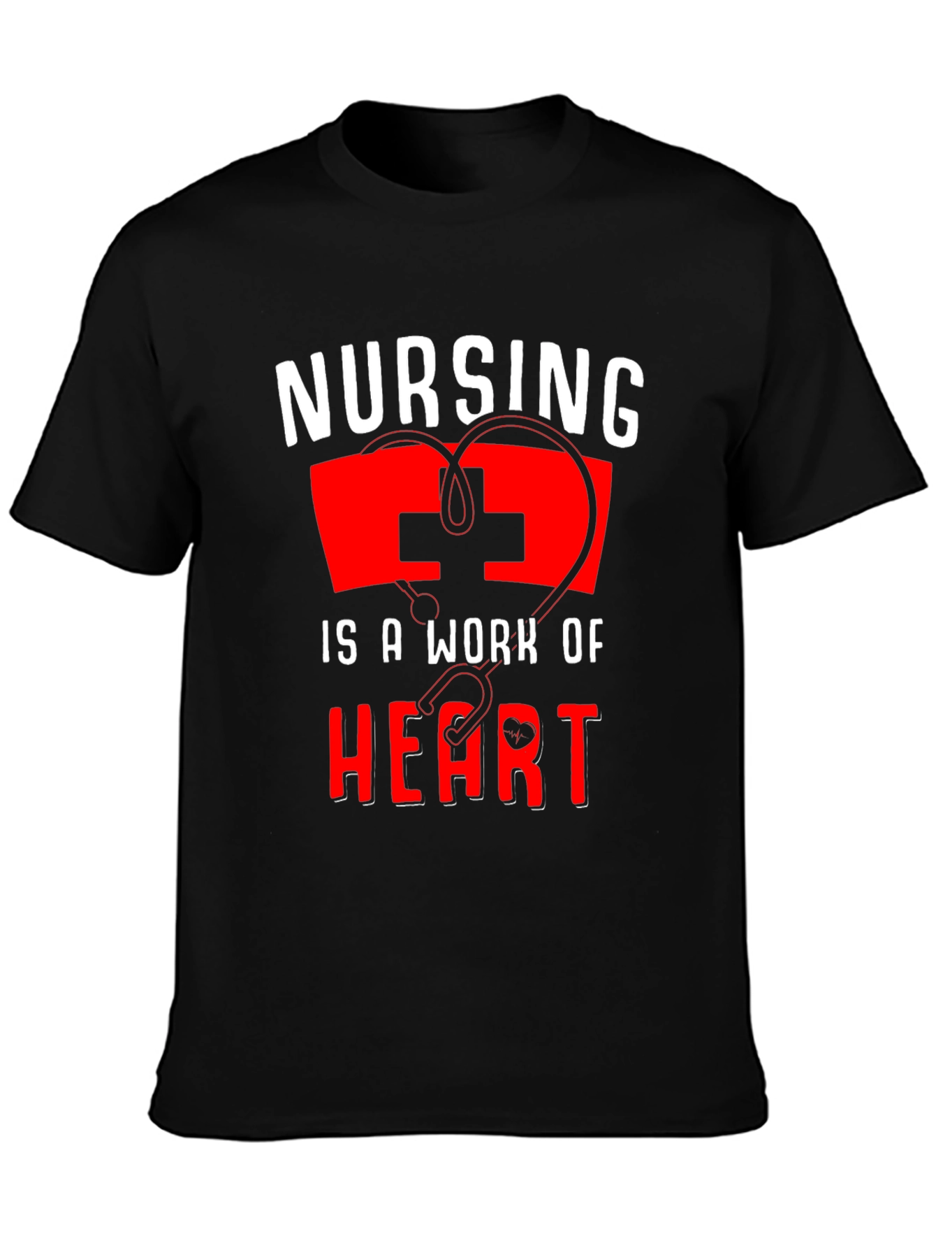 Nursing is a Work of Heart T-Shirt
