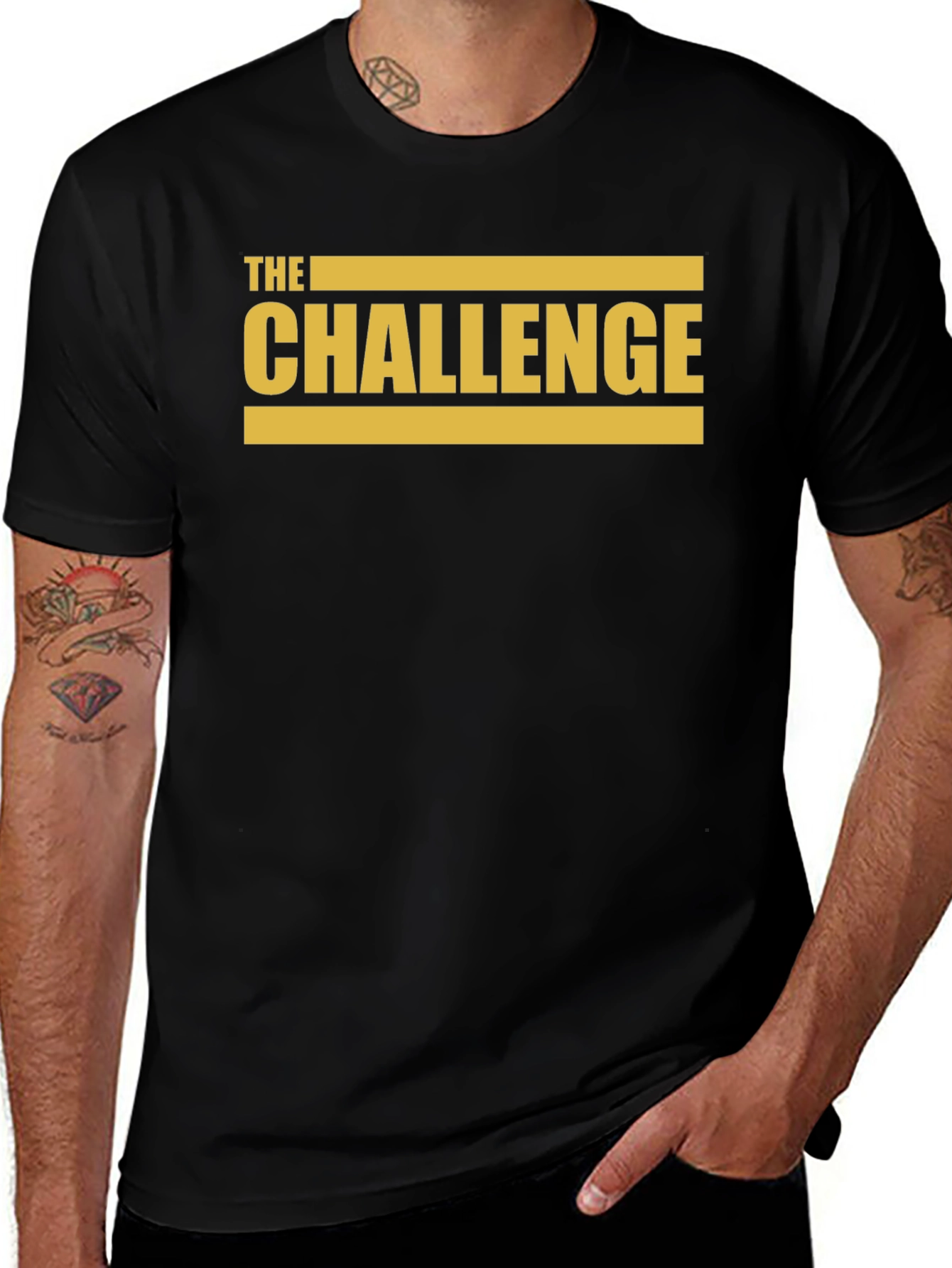 The Challenge Graphic T-Shirt - Black