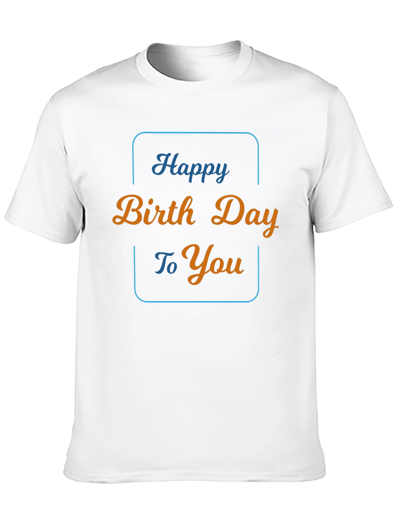Happy Birthday Graphic Tee - Stylish Black T-Shirt