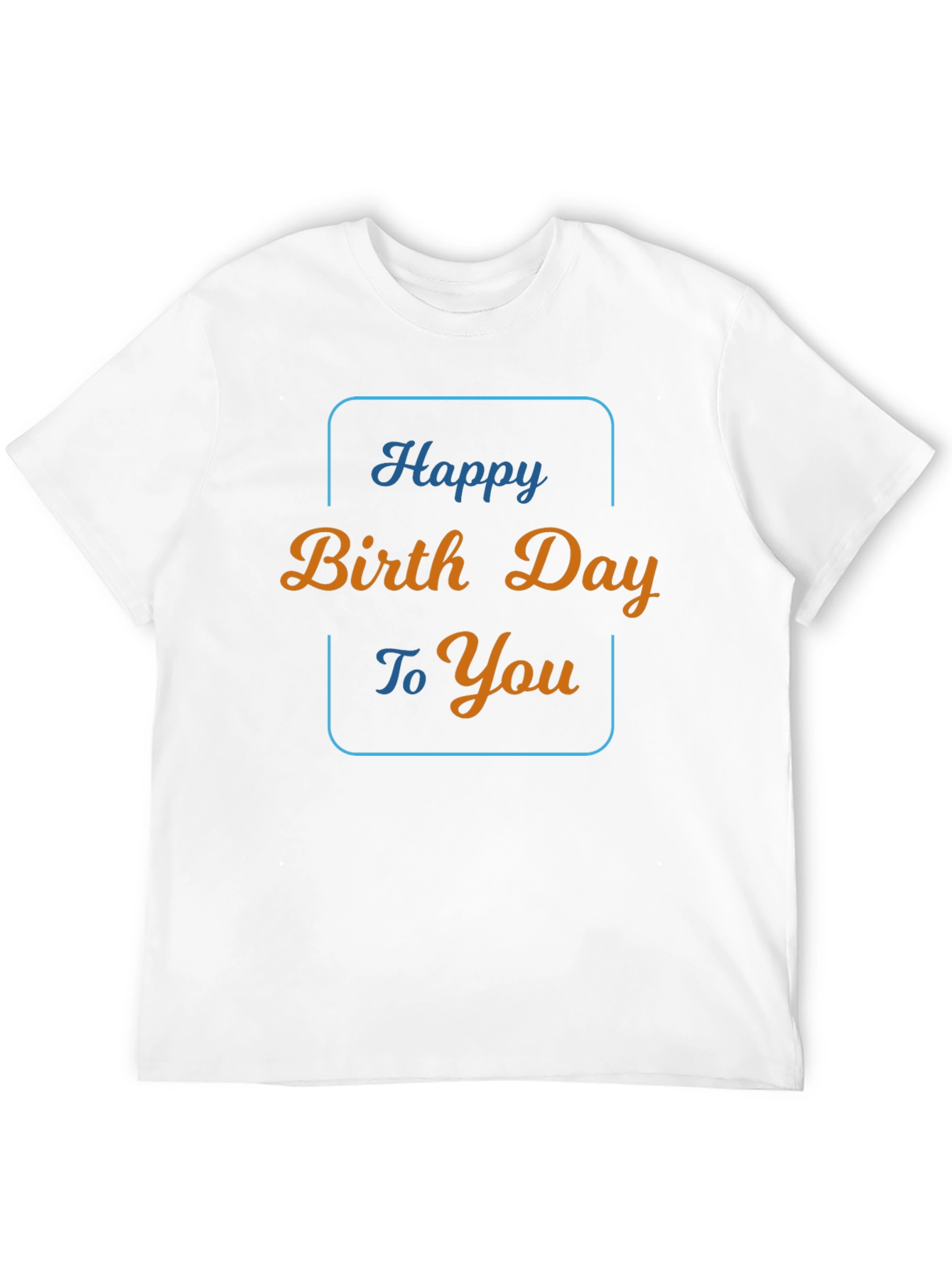 Happy Birthday Graphic Tee - Stylish Black T-Shirt