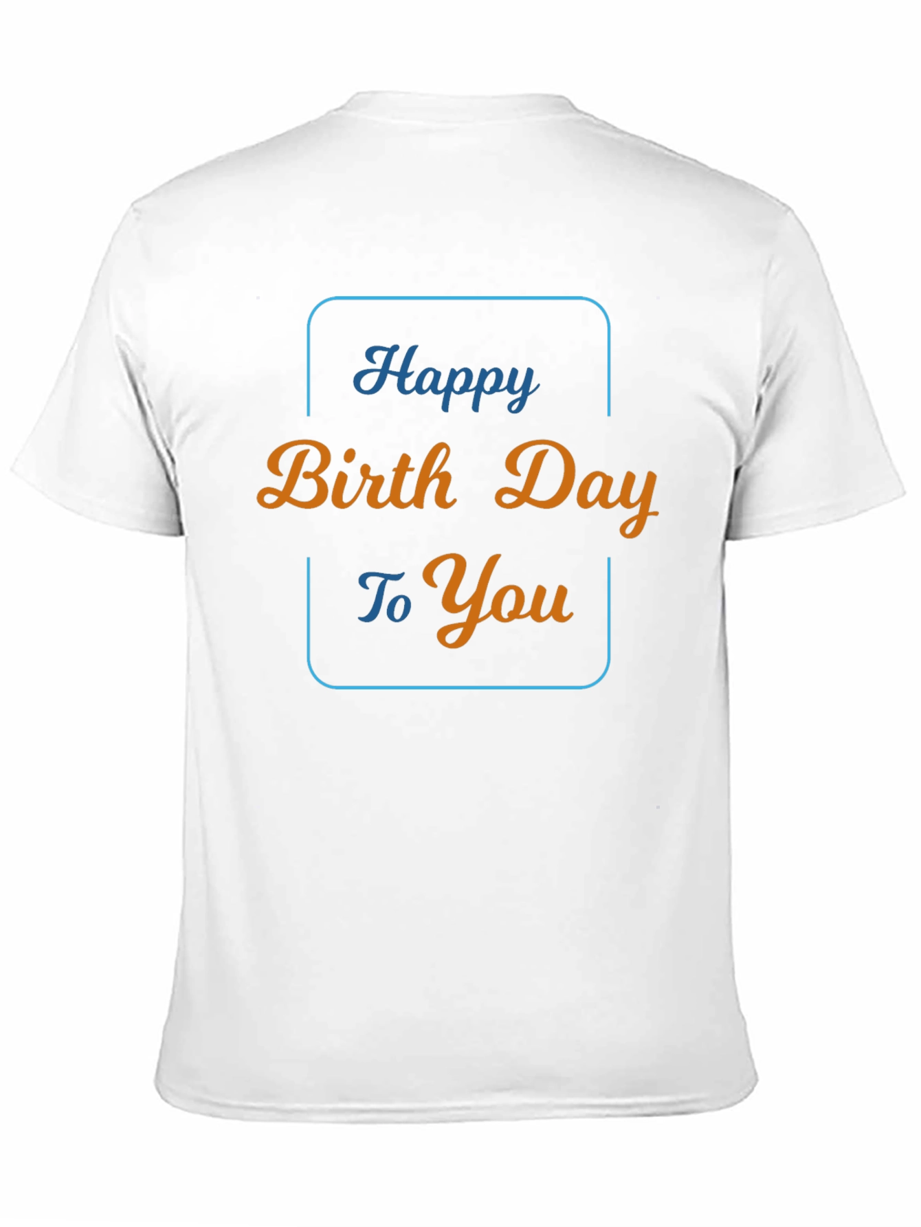 Happy Birthday Graphic Tee - Stylish Black T-Shirt