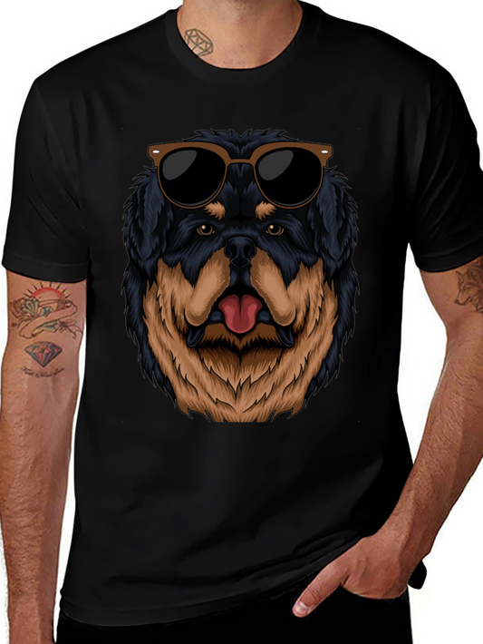 Cool Rottweiler Sunglasses T-Shirt – Stylish Dog Lover Tee