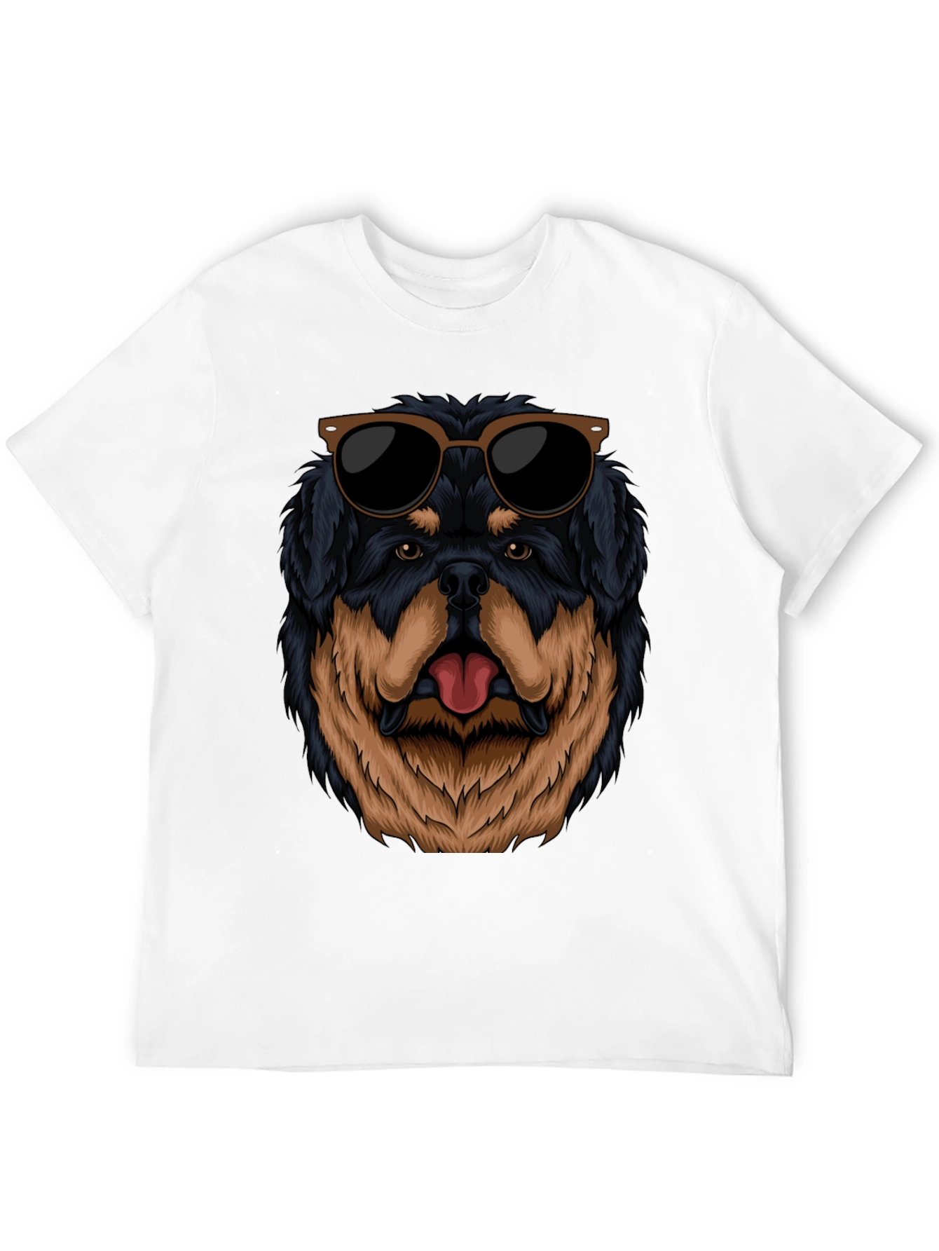 Cool Rottweiler Sunglasses T-Shirt – Stylish Dog Lover Tee