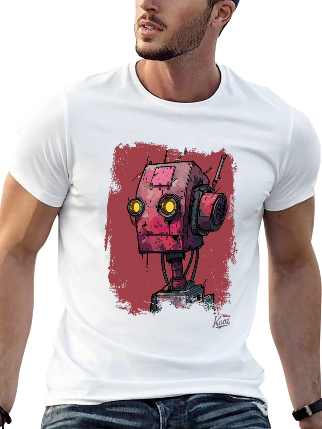 Retro Robot Graphic Tee