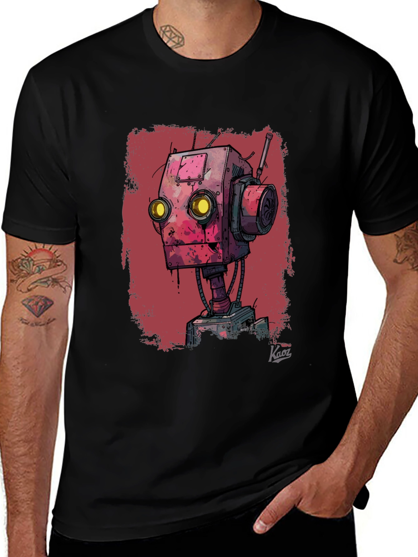 Retro Robot Graphic Tee
