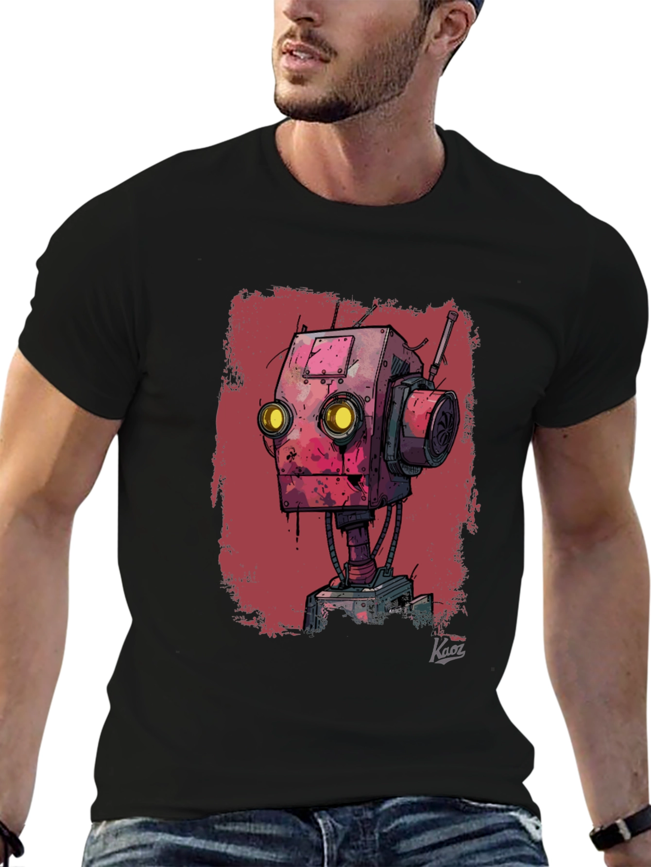 Retro Robot Graphic Tee