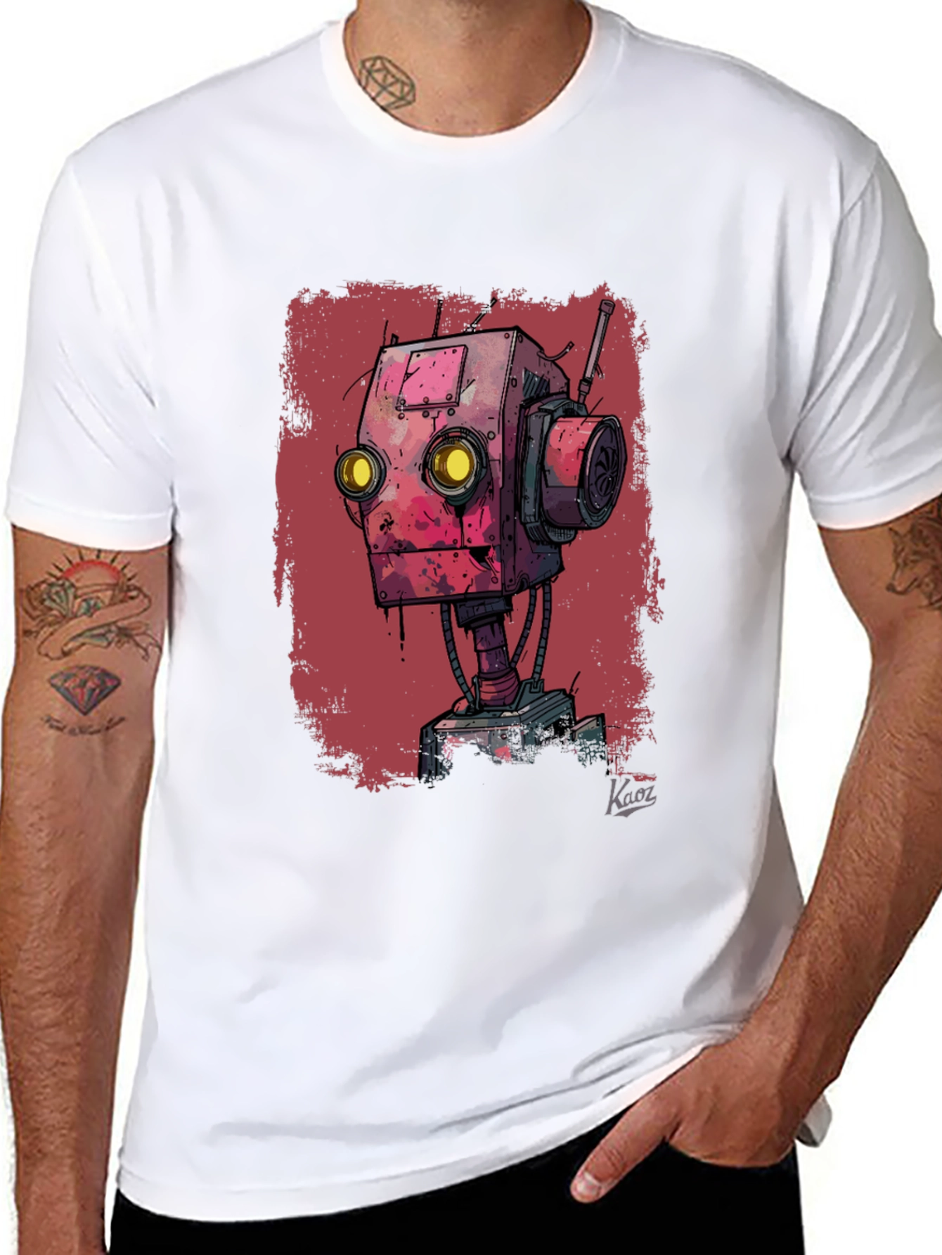 Retro Robot Graphic Tee