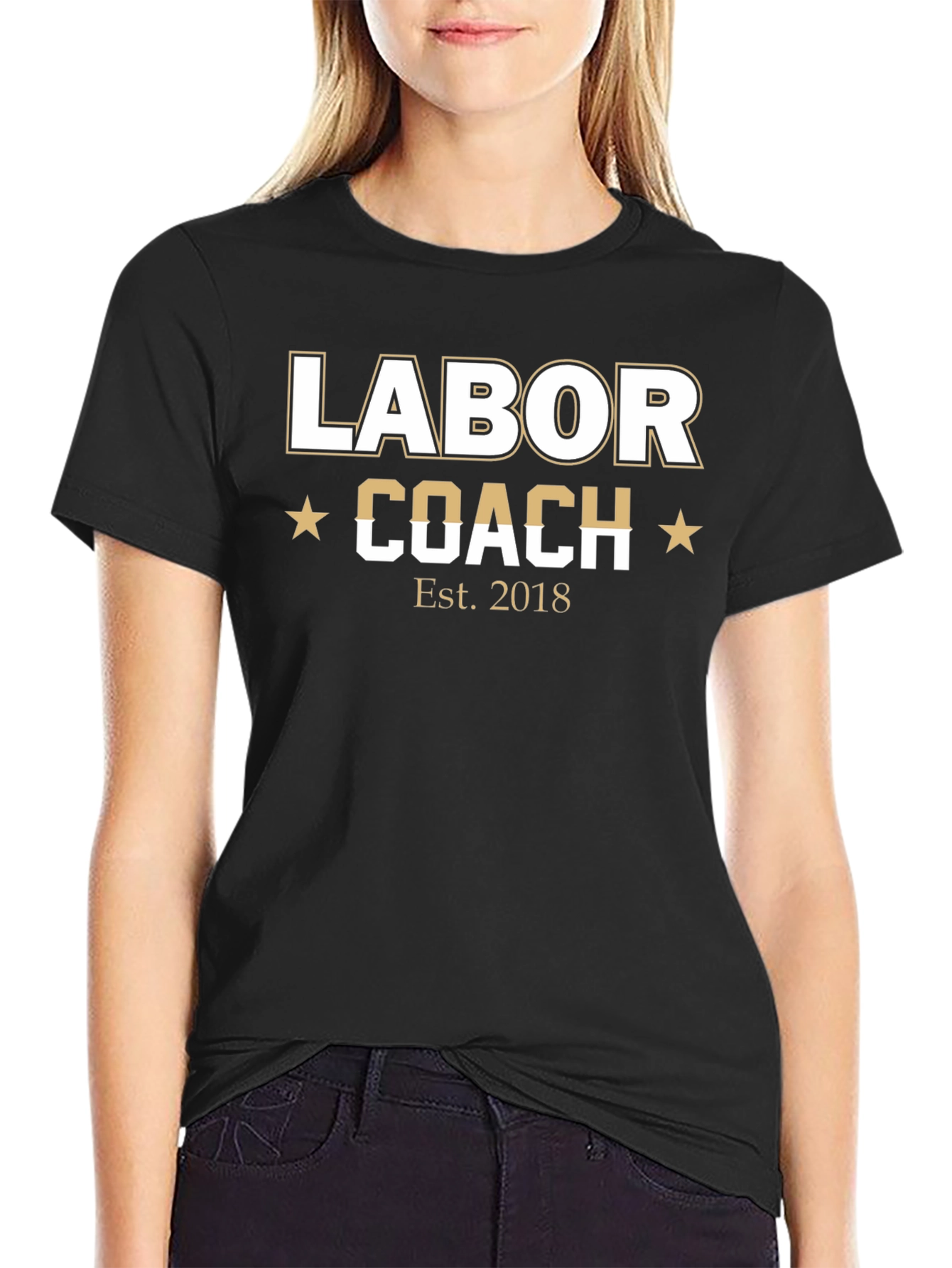Labor Coach Est. 2018 Black T-Shirt