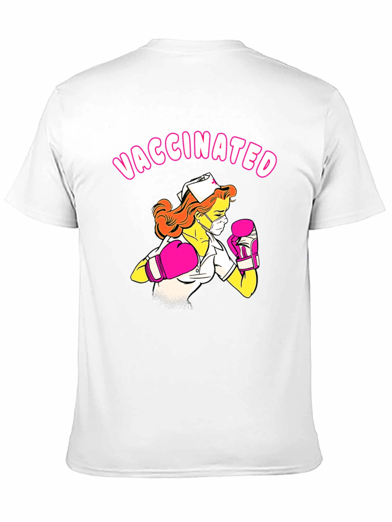 Vaccinated Nurse Boxing T-Shirt - Unisex