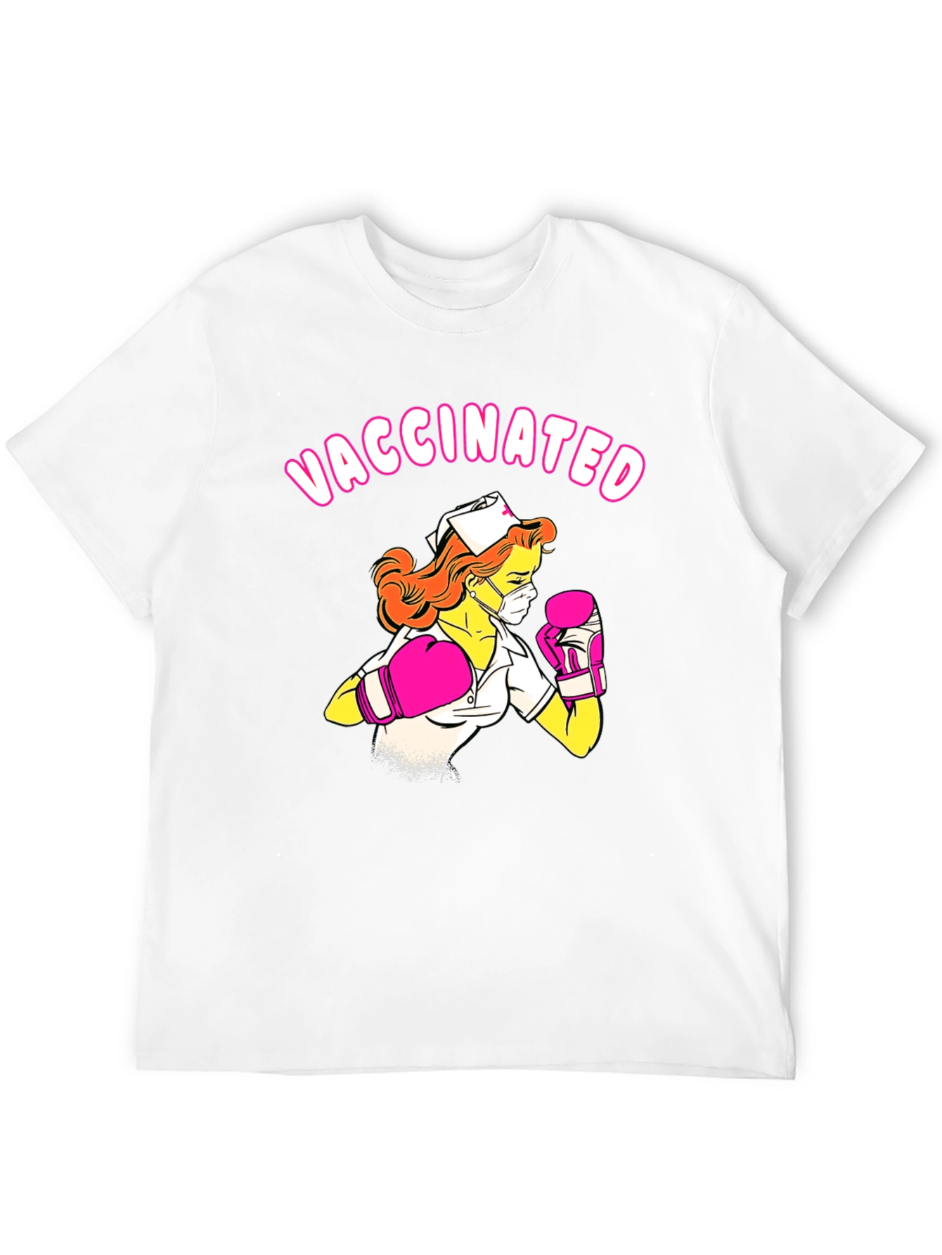 Vaccinated Nurse Boxing T-Shirt - Unisex
