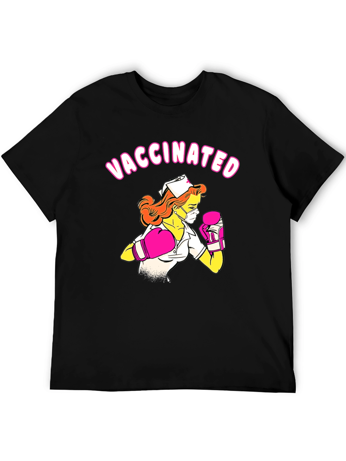 Vaccinated Nurse Boxing T-Shirt - Unisex