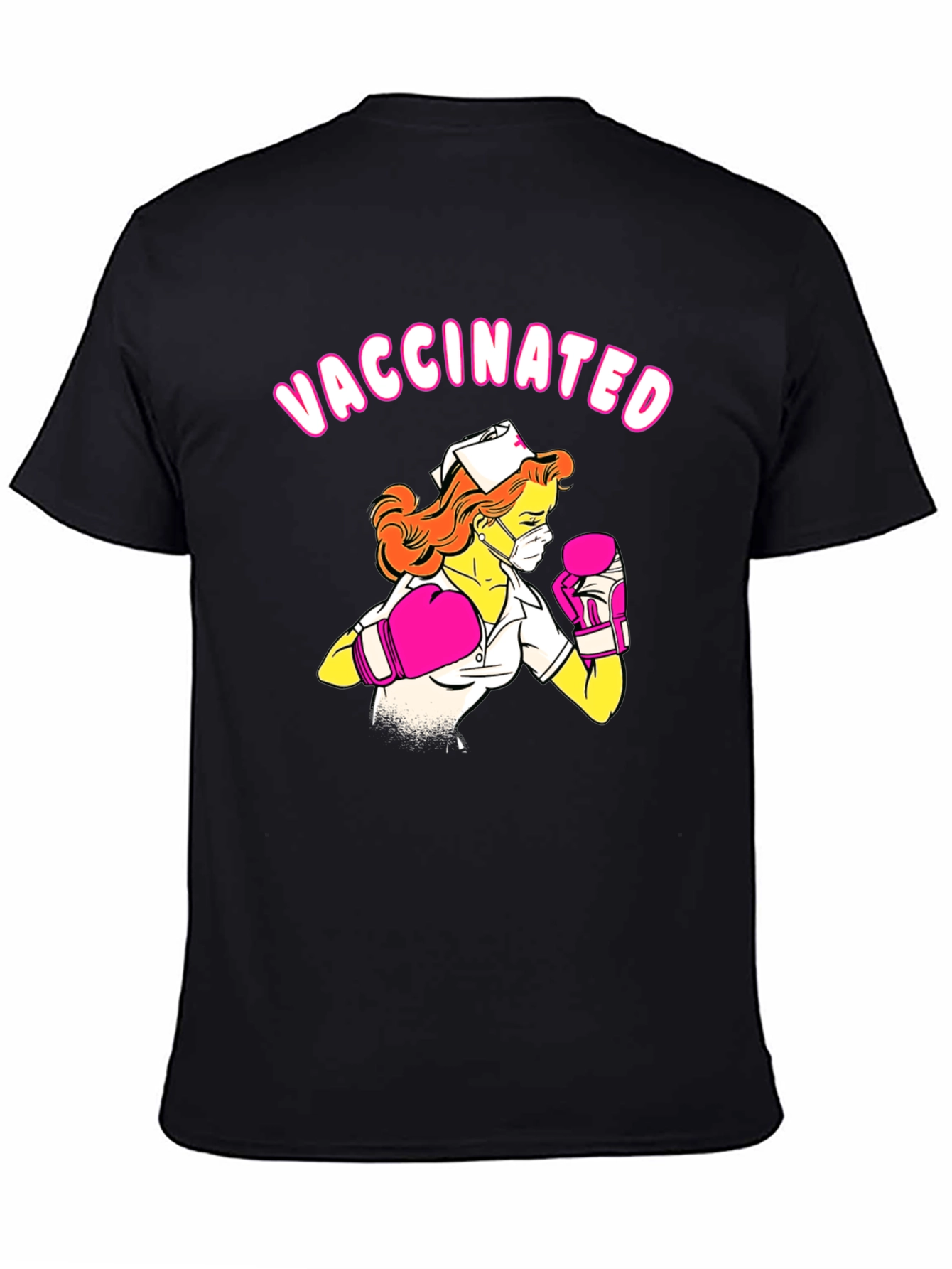 Vaccinated Nurse Boxing T-Shirt - Unisex