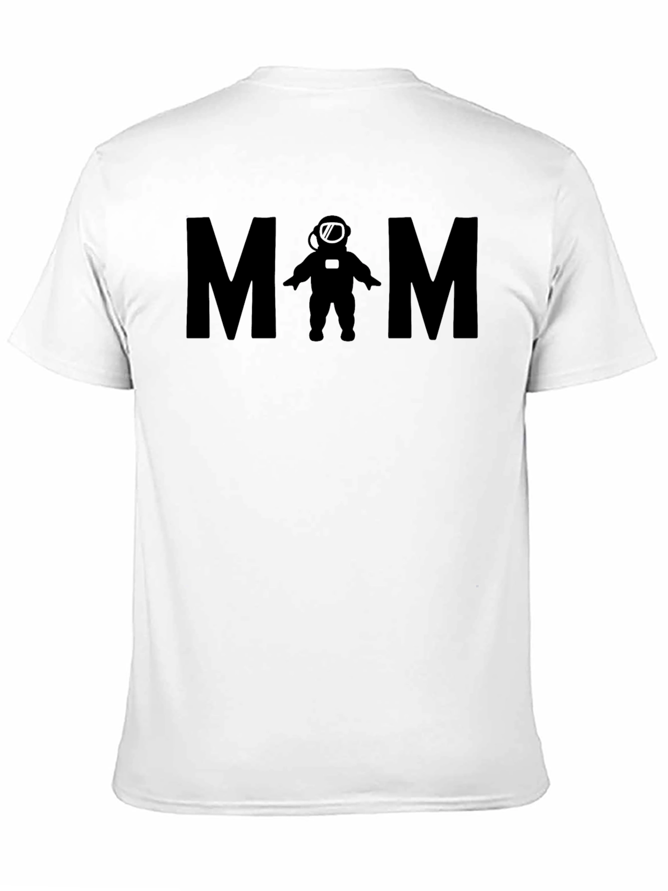 Astronaut Mom Black T-Shirt