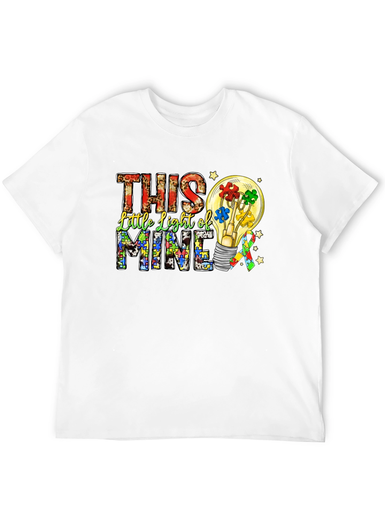Autism Awareness This Little Light of Mine T-Shirt