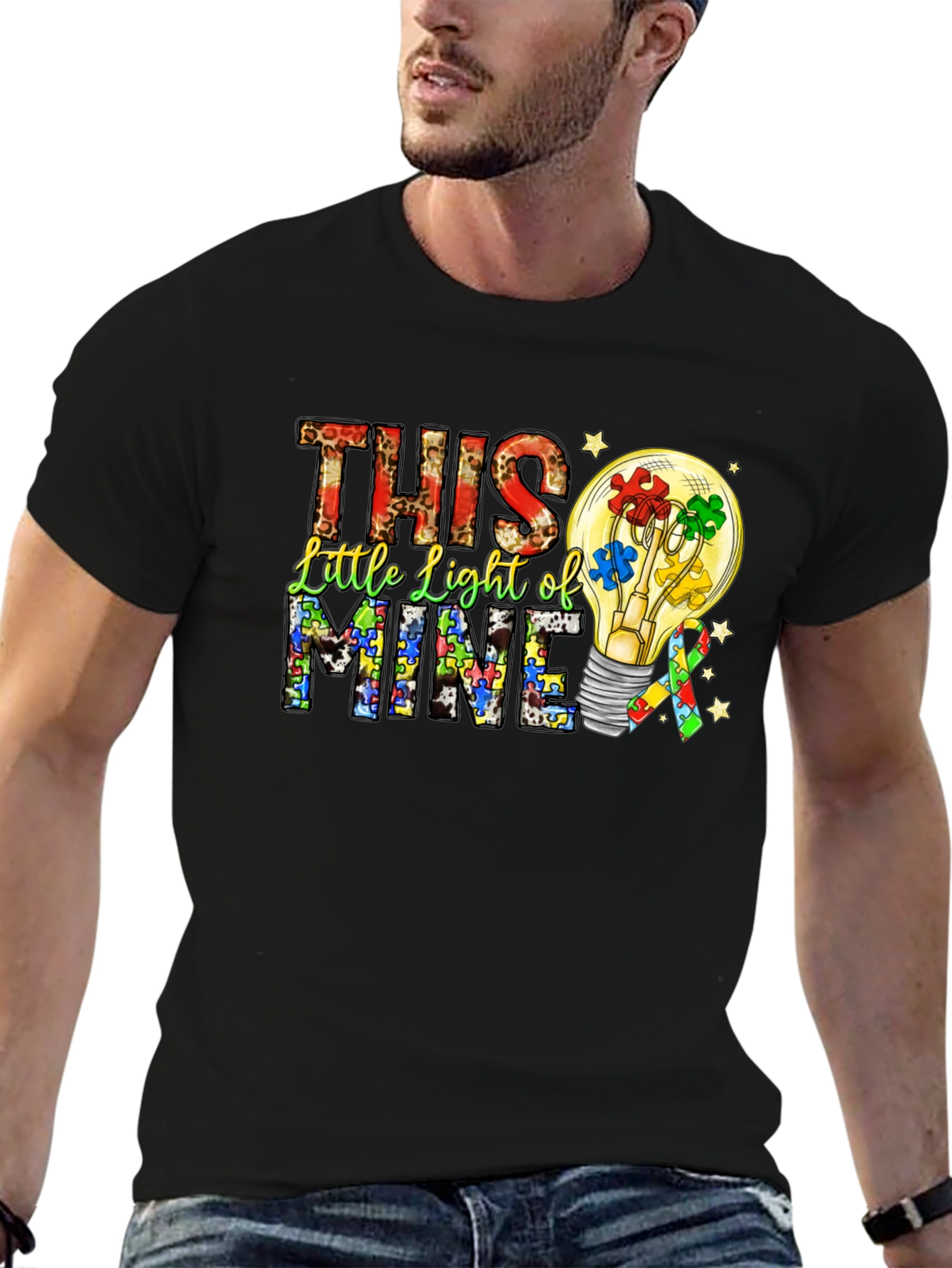 Autism Awareness This Little Light of Mine T-Shirt