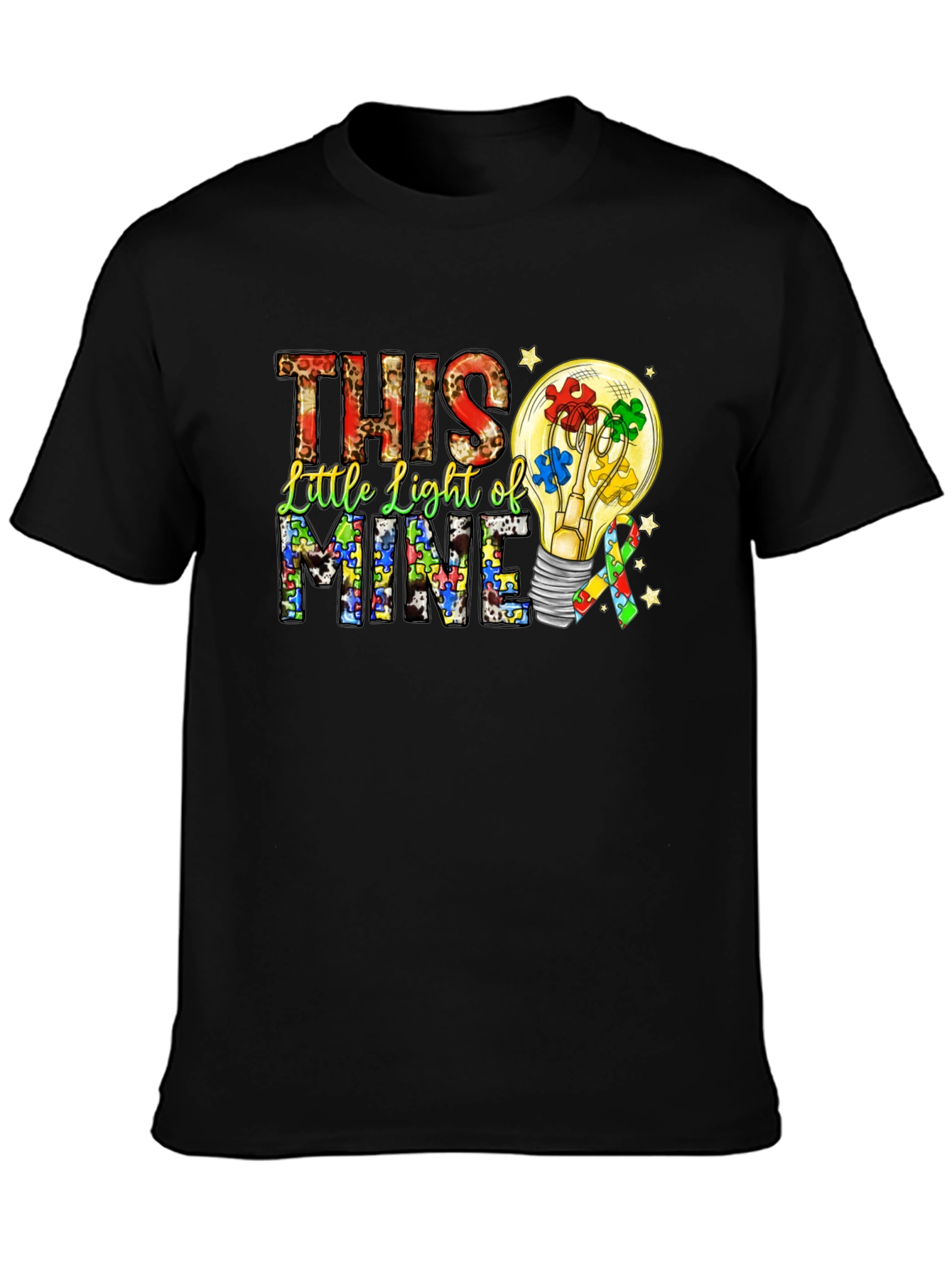 Autism Awareness This Little Light of Mine T-Shirt