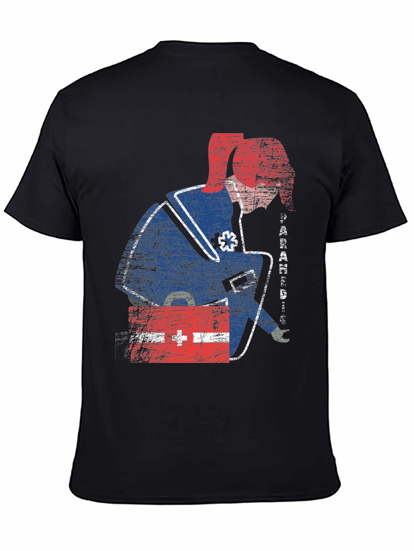 Distressed Paramedic Graphic T-Shirt