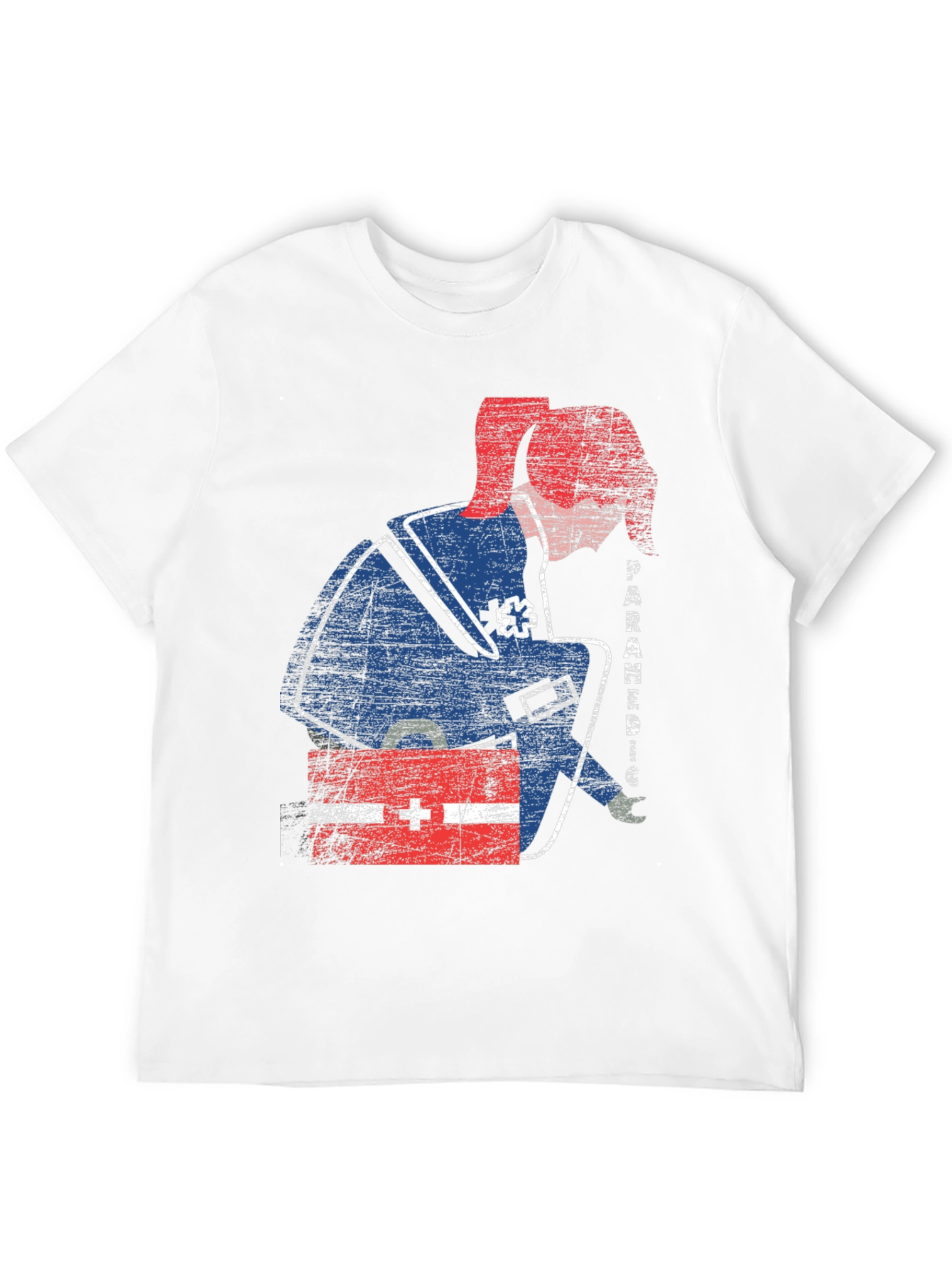 Distressed Paramedic Graphic T-Shirt