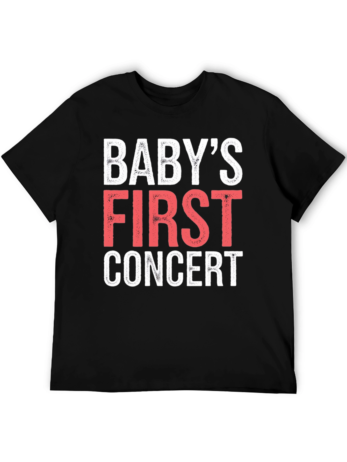 Babys First Concert Black T-Shirt