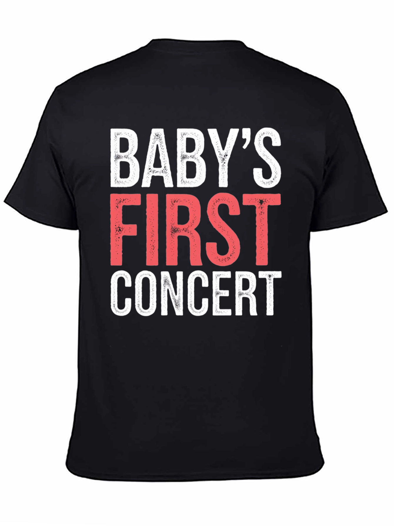 Babys First Concert Black T-Shirt