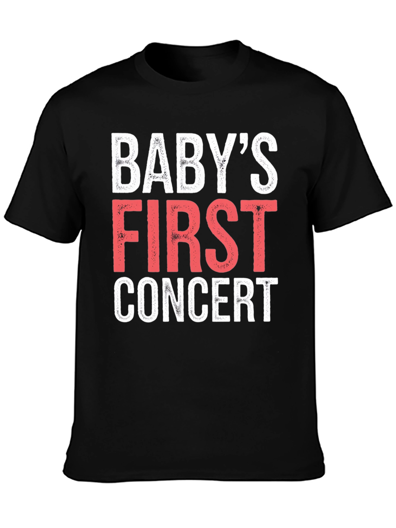 Babys First Concert Black T-Shirt