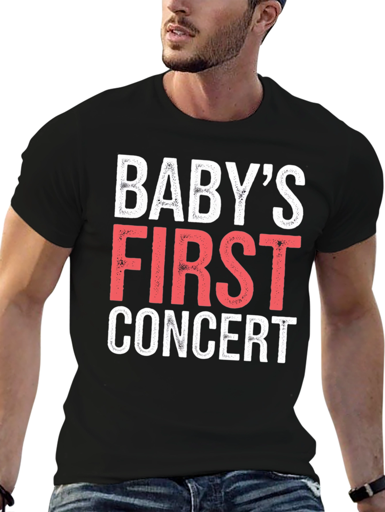Babys First Concert Black T-Shirt