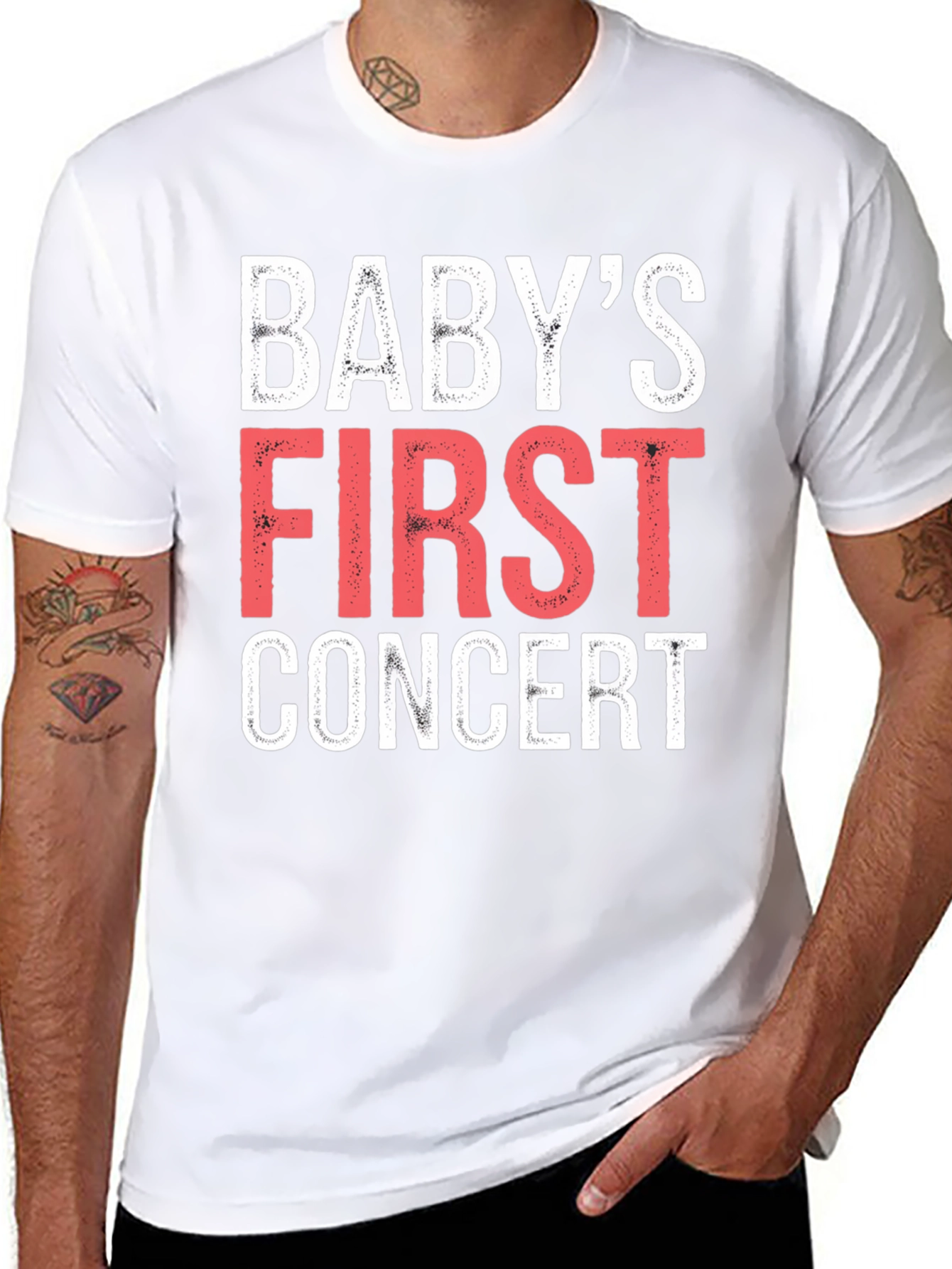 Babys First Concert Black T-Shirt