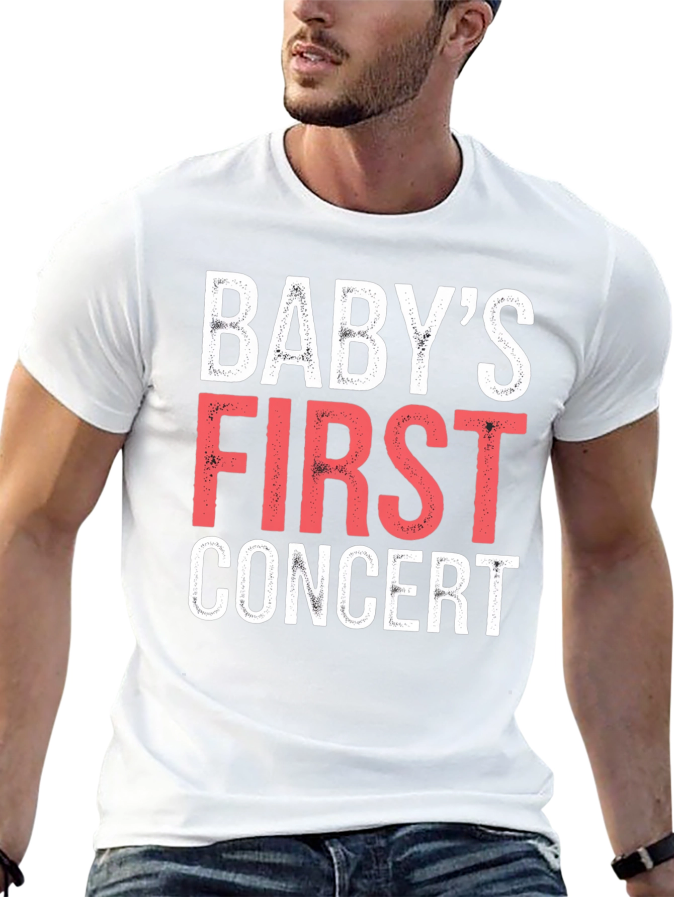 Babys First Concert Black T-Shirt