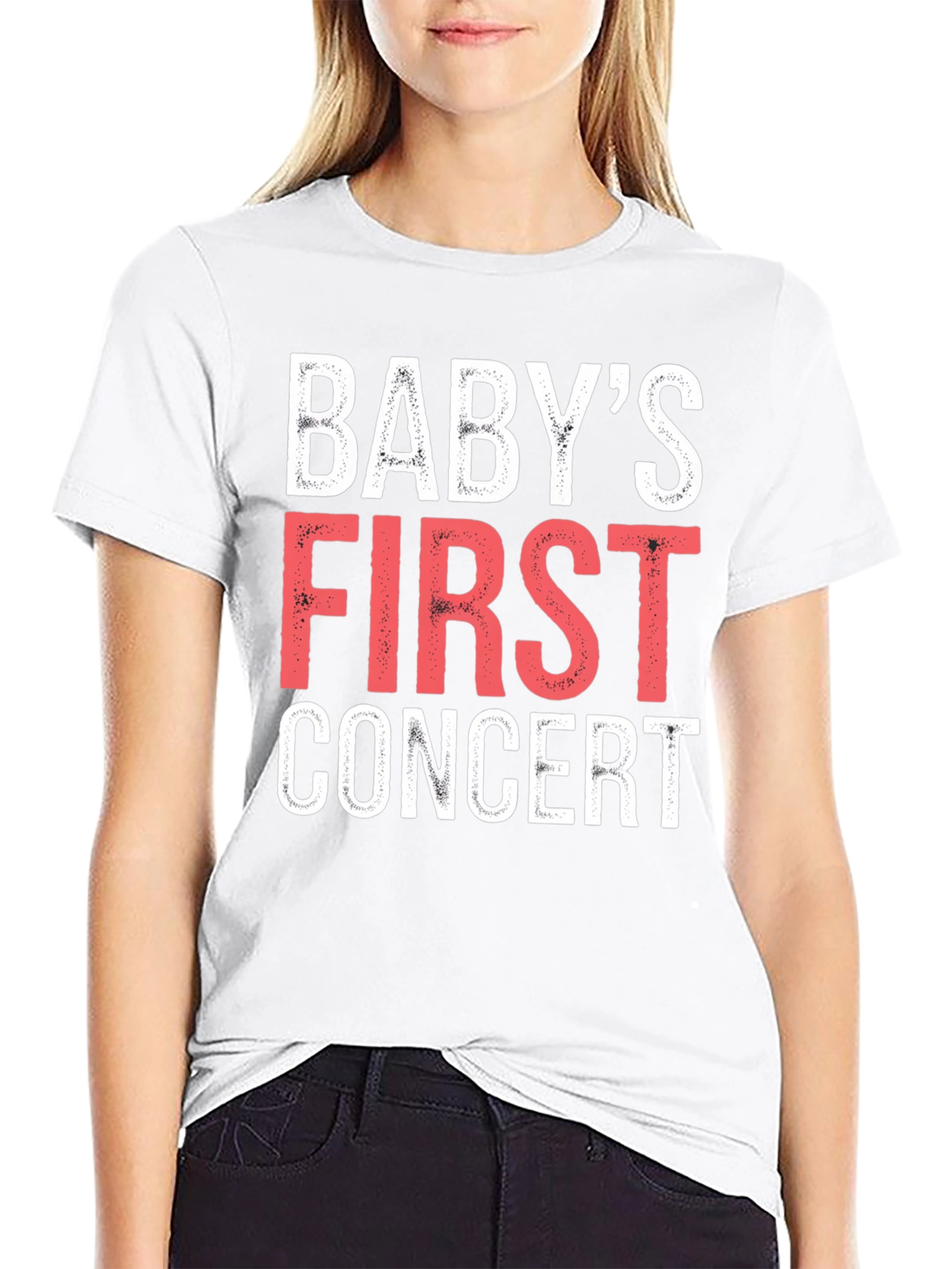 Babys First Concert Black T-Shirt