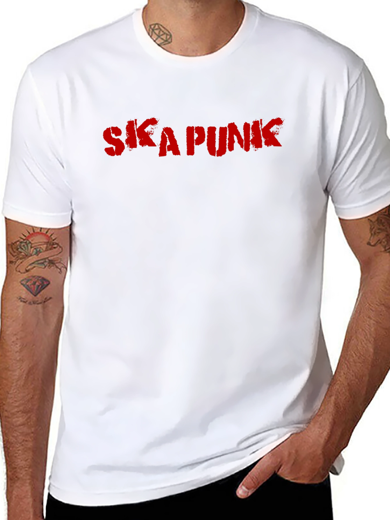 Ska Punk Graphic Print Tee