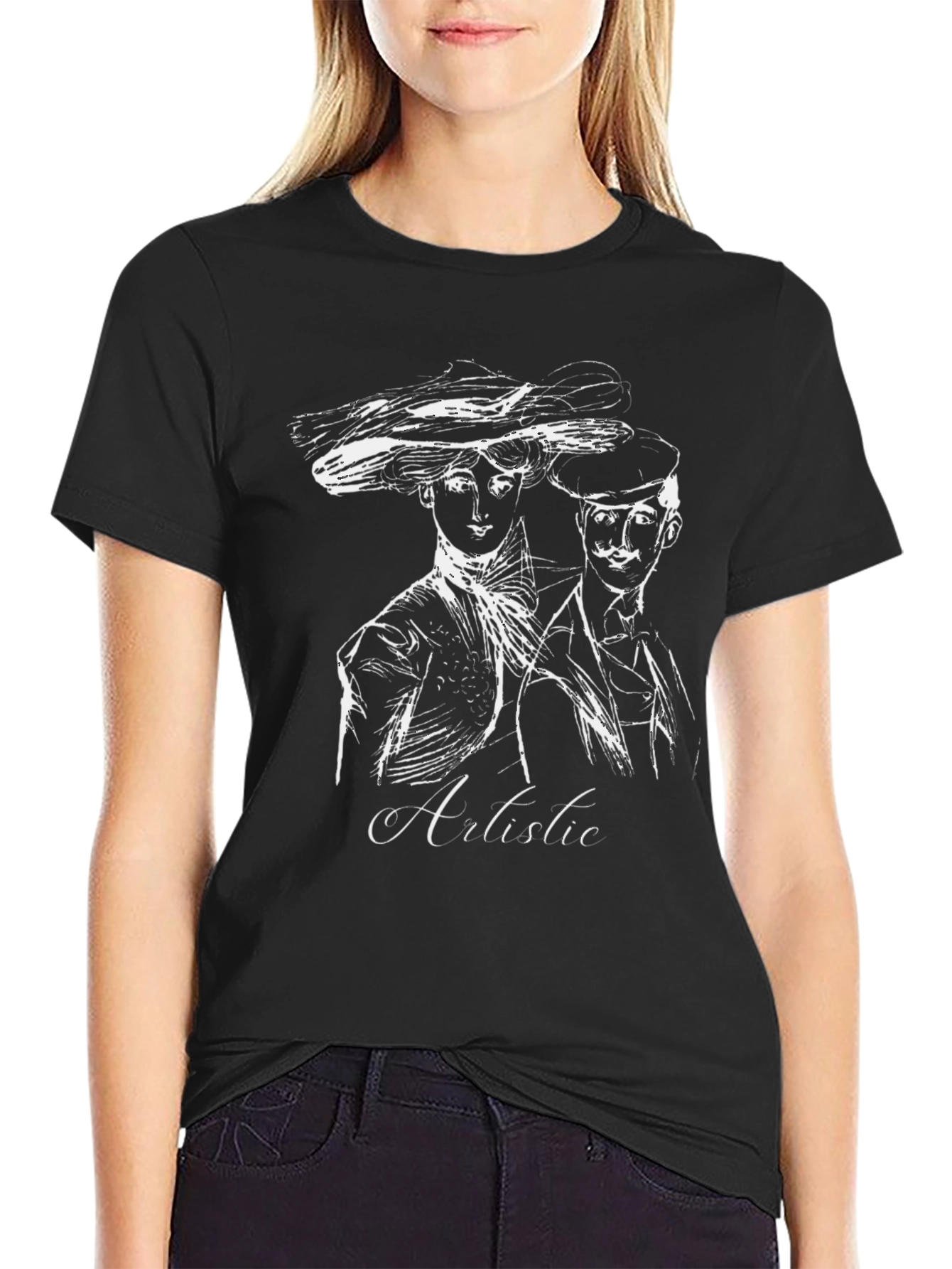 Artistic Sketch Graphic Tee