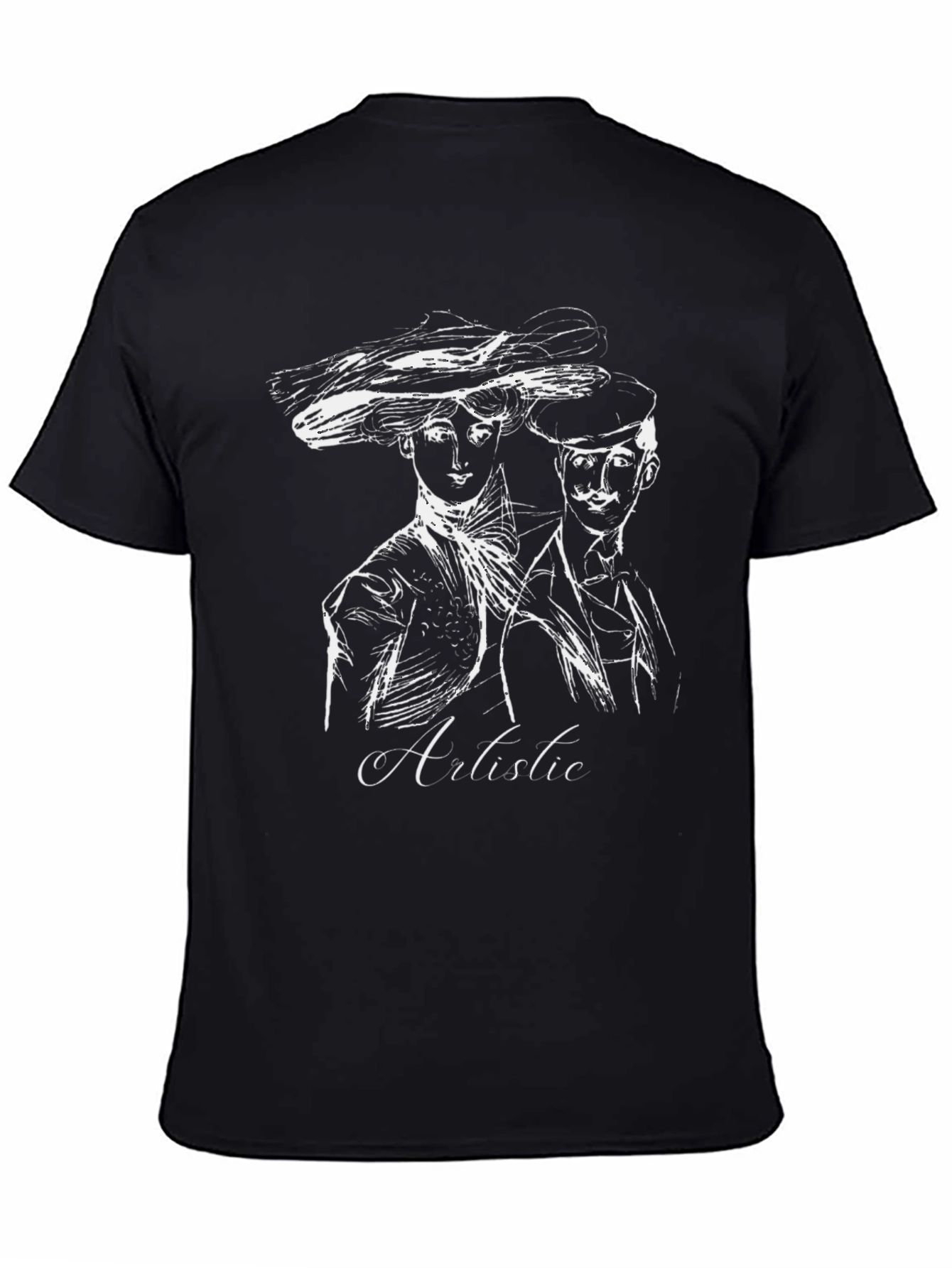Artistic Sketch Graphic Tee