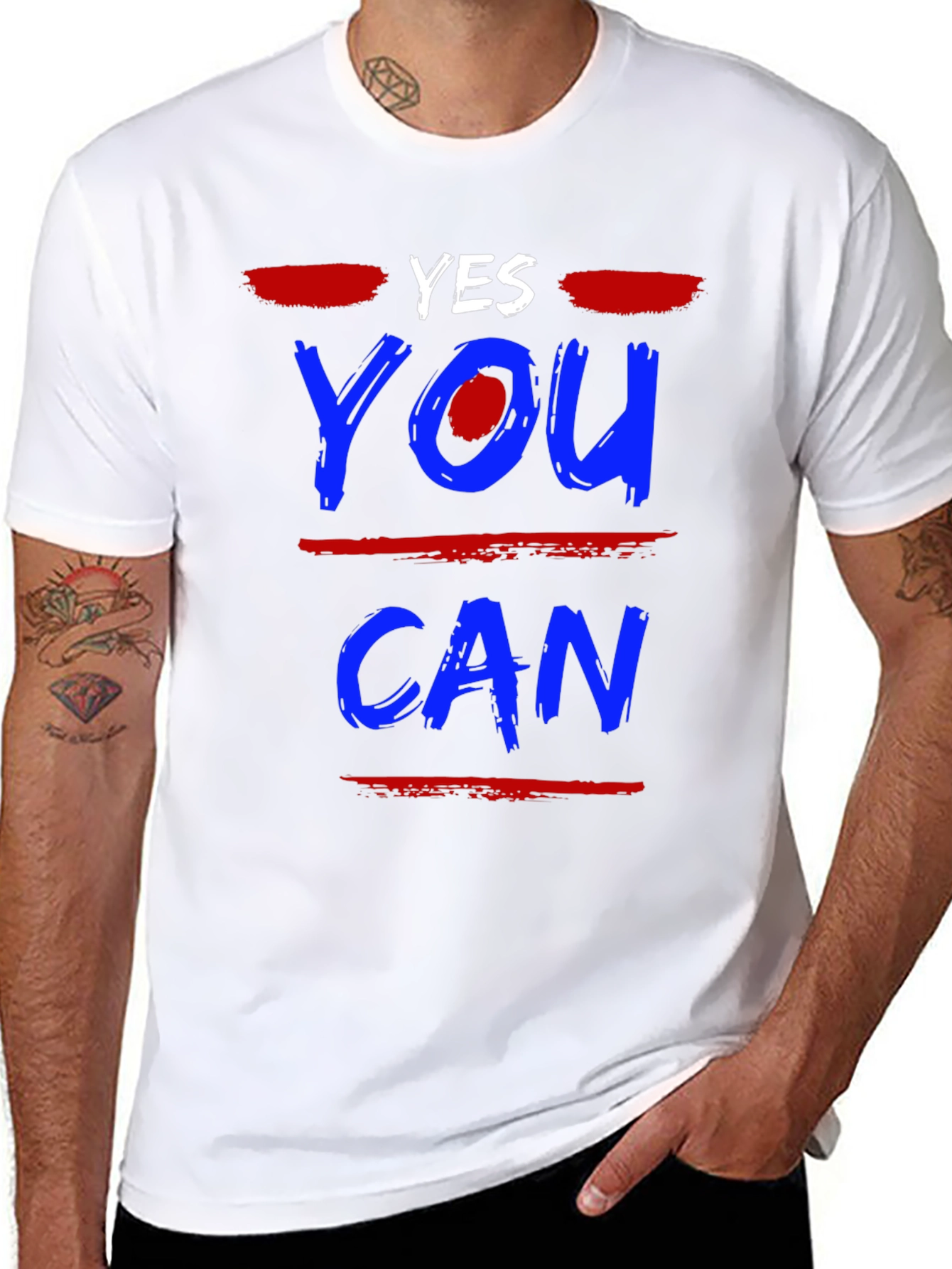 Yes You Can Graphic Tee - Motivational T-Shirt