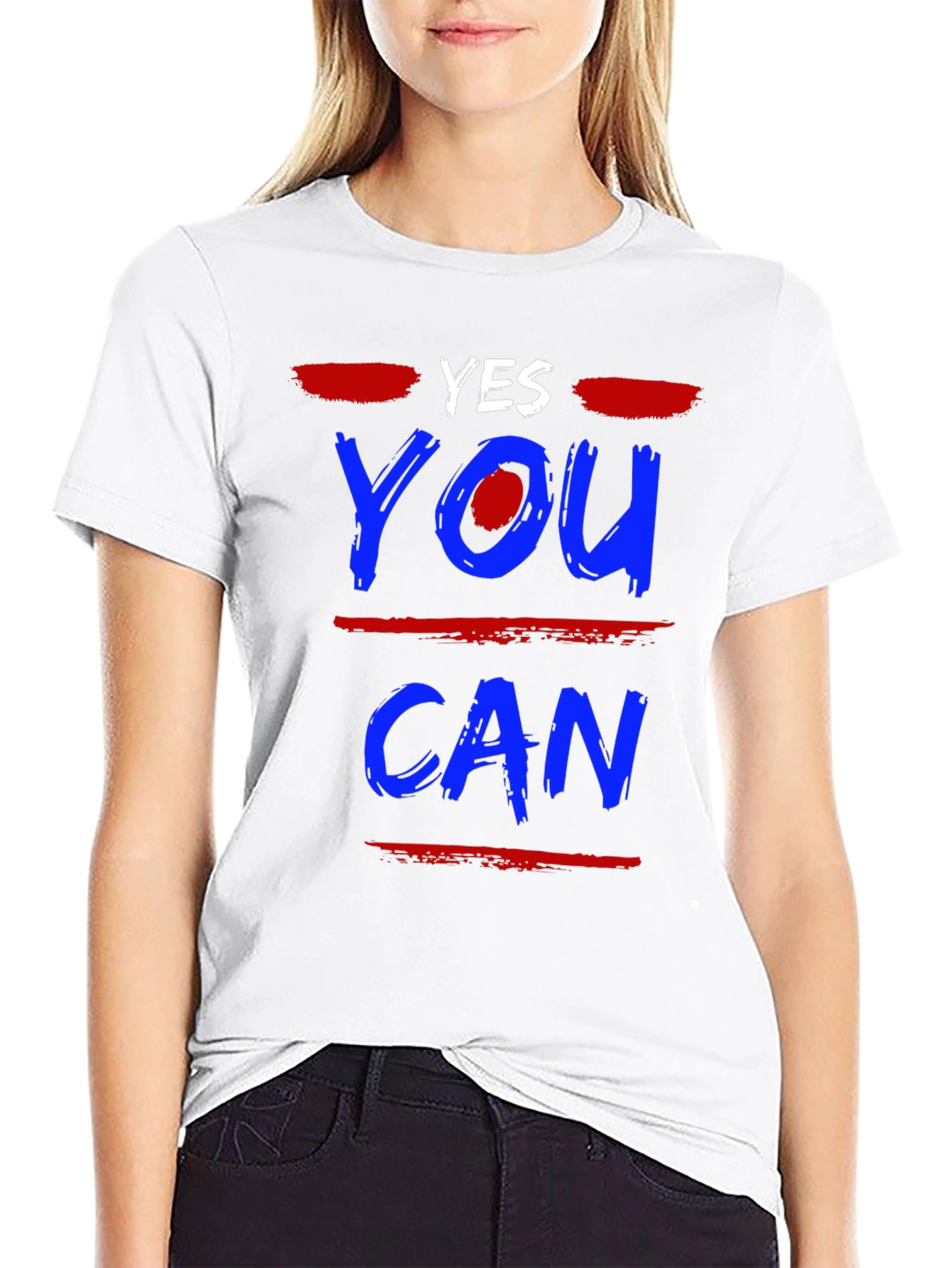 Yes You Can Graphic Tee - Motivational T-Shirt