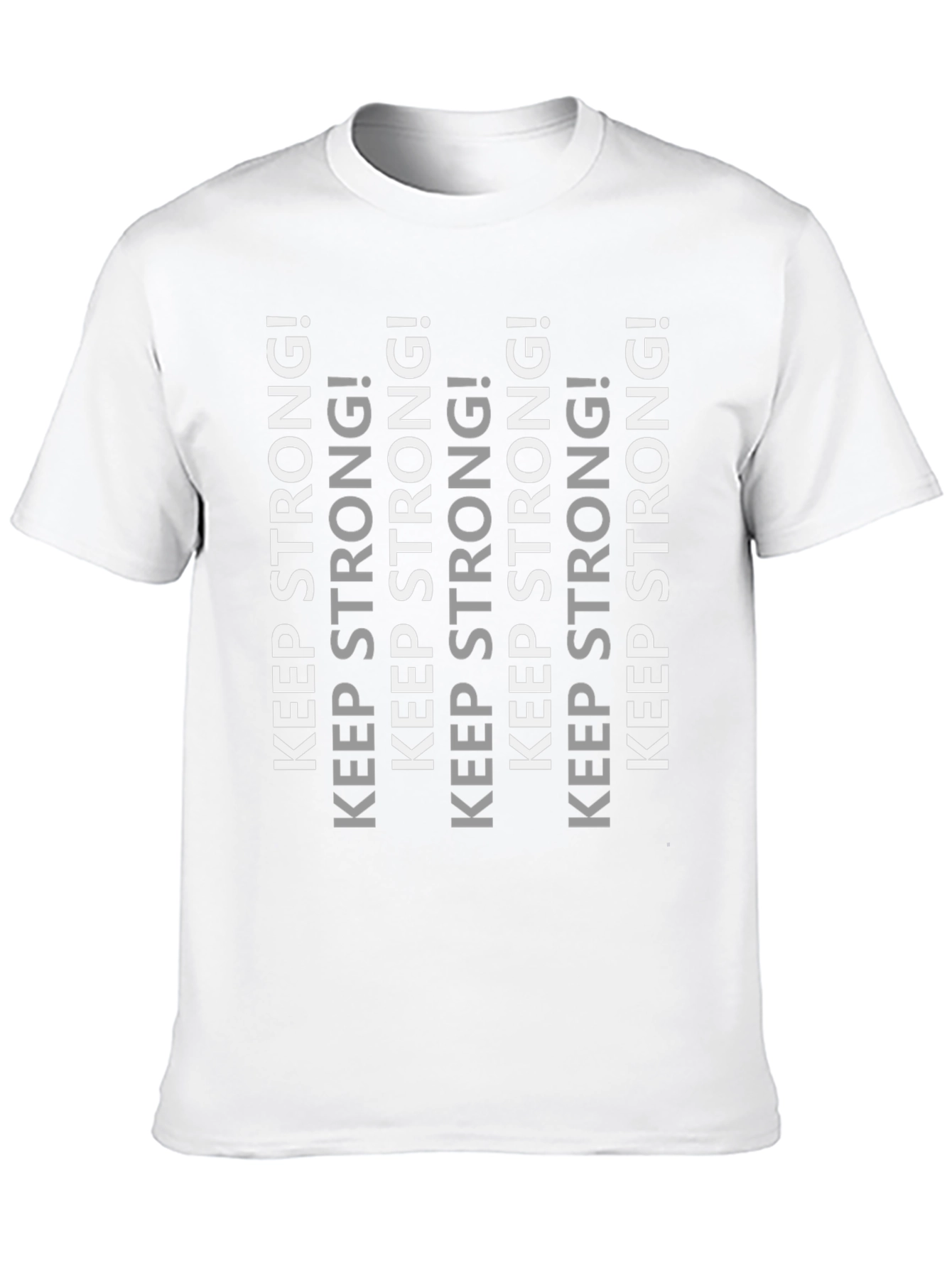 Keep Strong! Black Graphic Tee