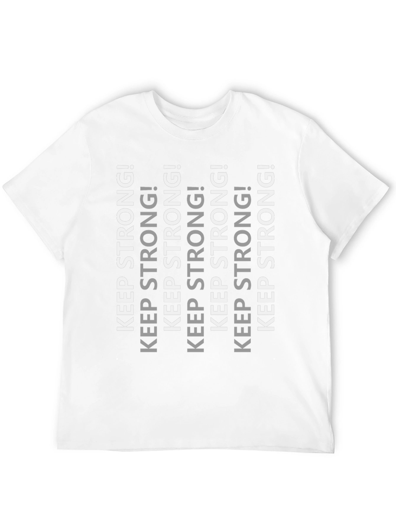 Keep Strong! Black Graphic Tee