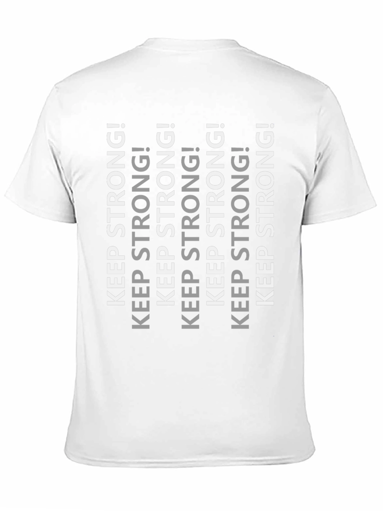 Keep Strong! Black Graphic Tee