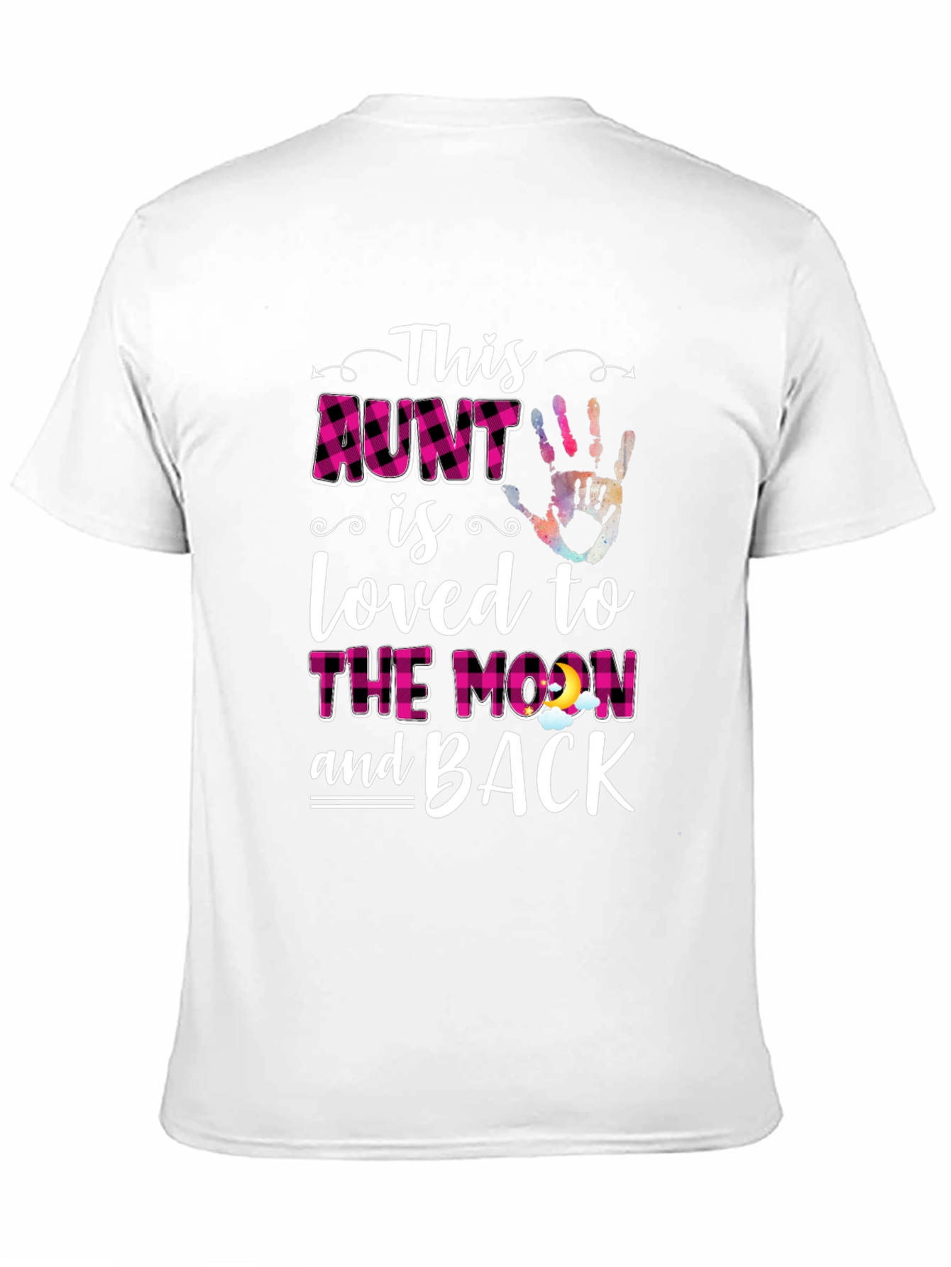 Loved Aunt Graphic T-Shirt - Black