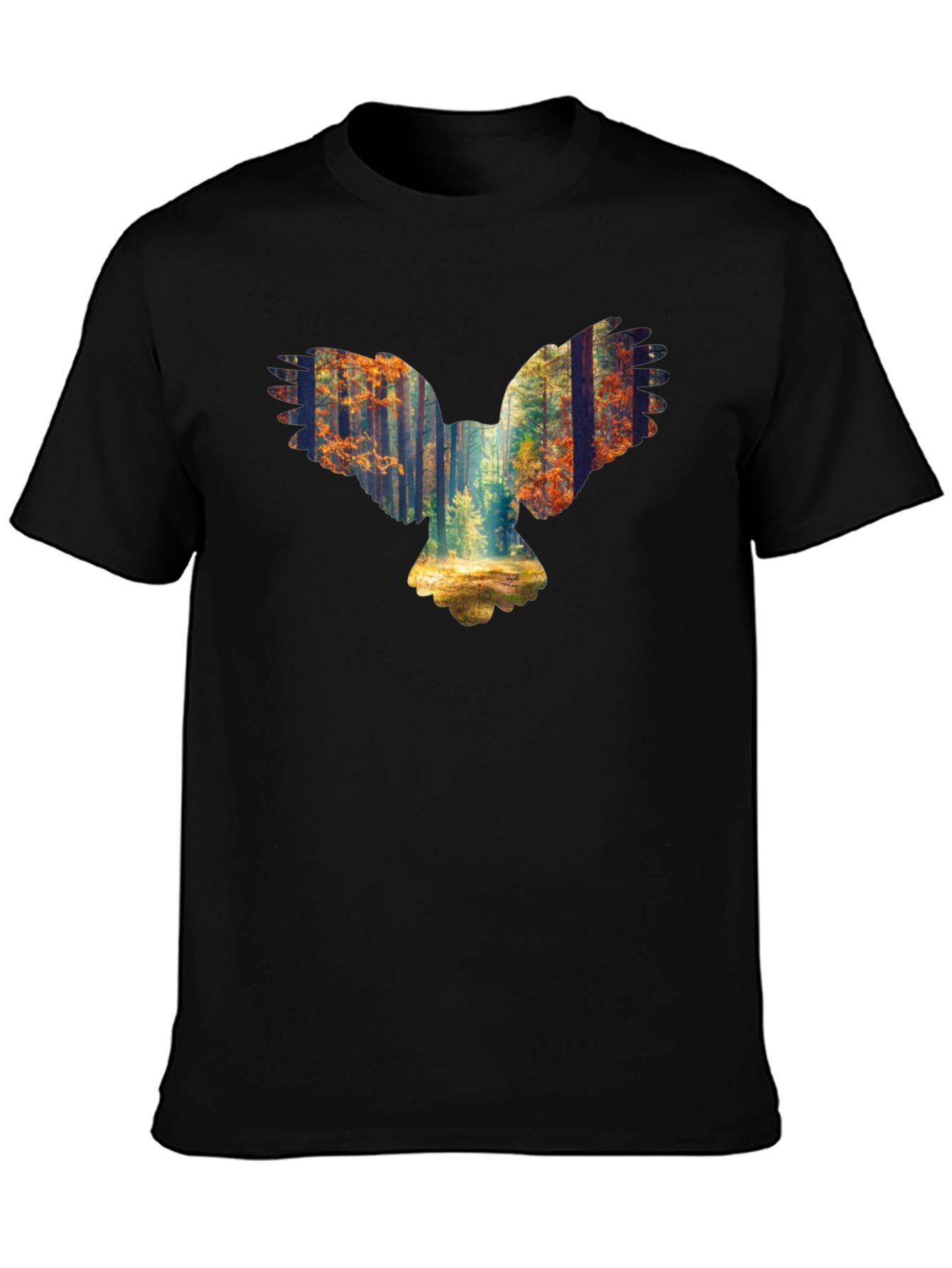 Forest Owl Graphic Tee - Nature Inspired Design